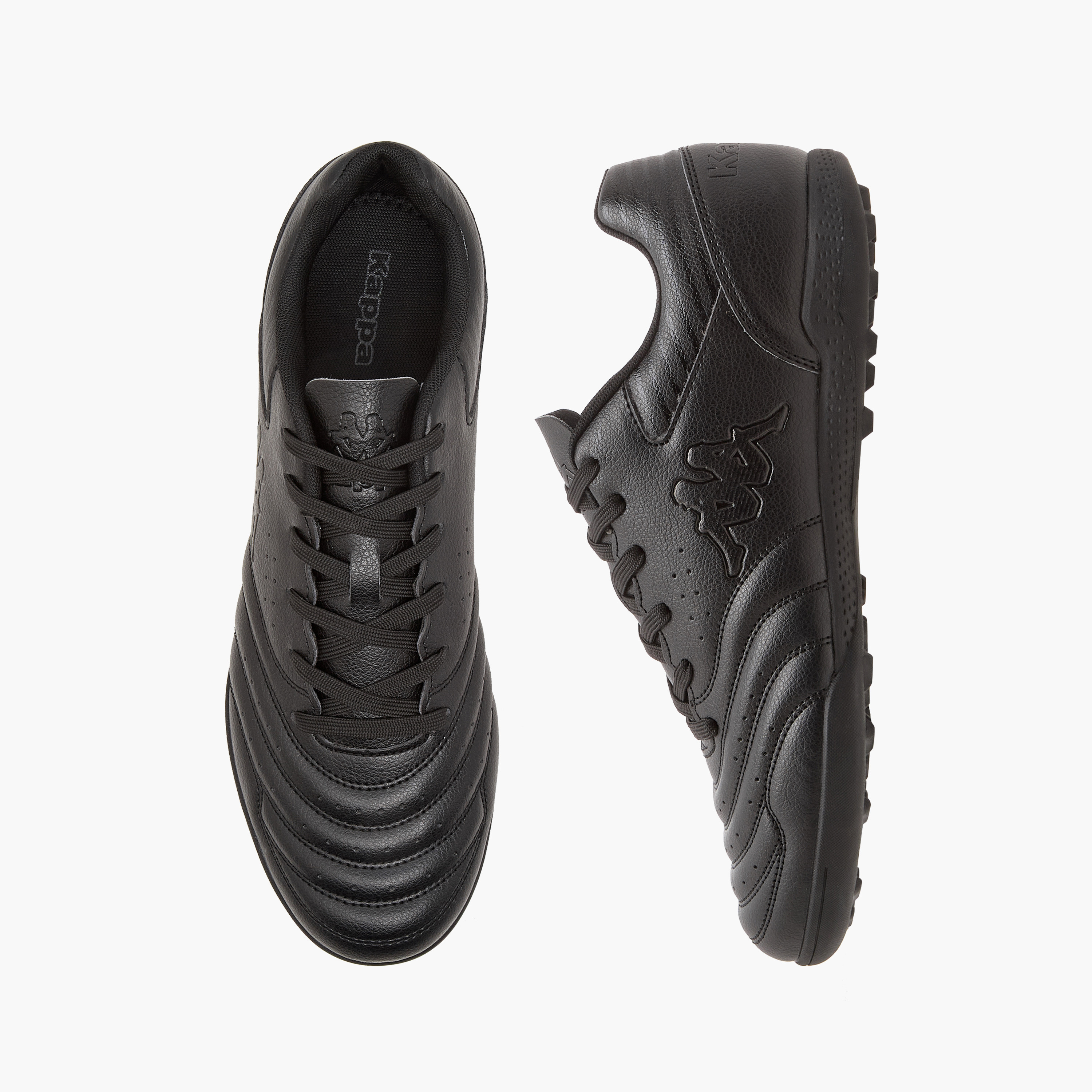 Kappa Men's Panelled Football Turf Shoes with Lace-Up Closure-sports-men-shoes-image-1