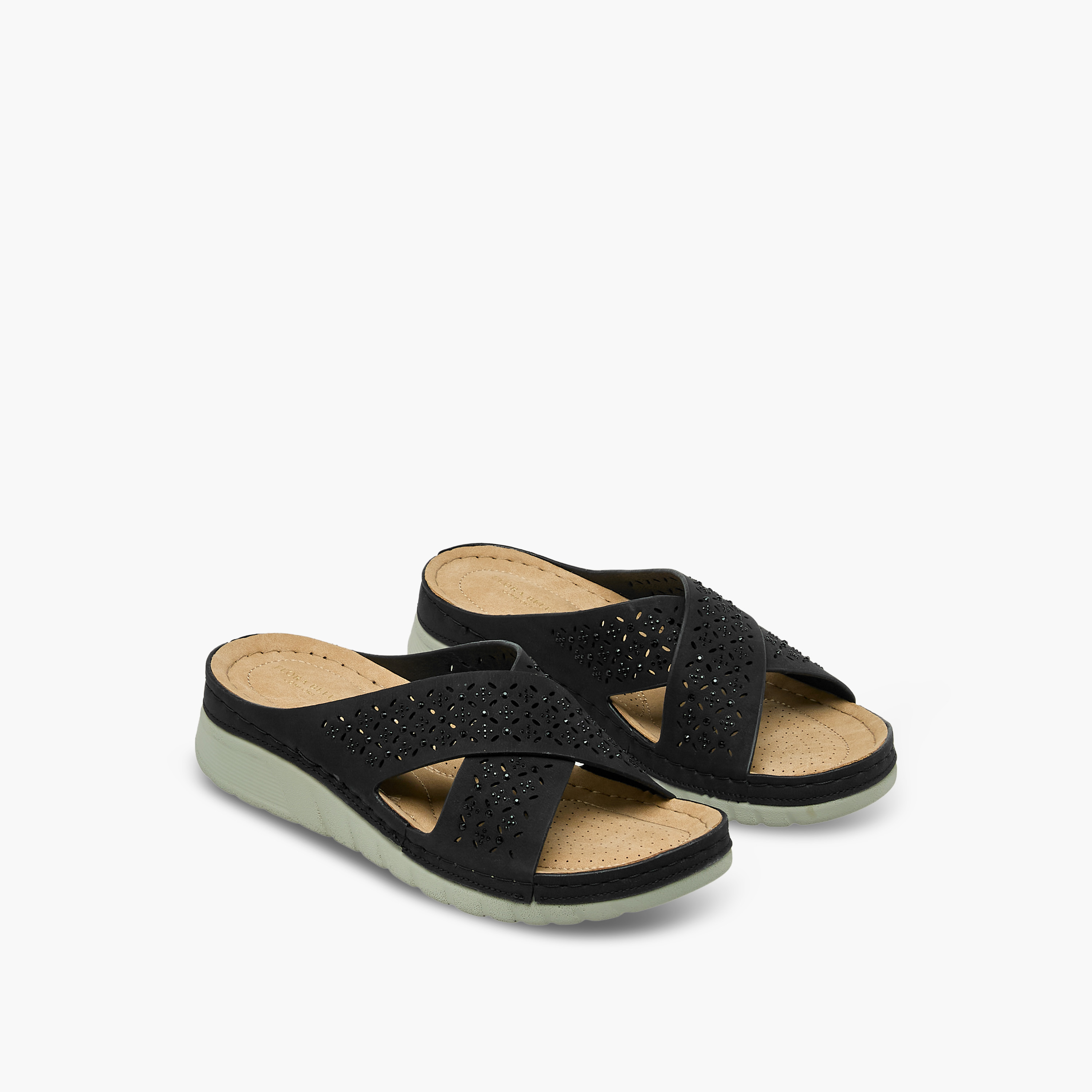 Flora Bella Women Embellished Cross Strap Sandals-women-shoes-flats-sandals-image-1