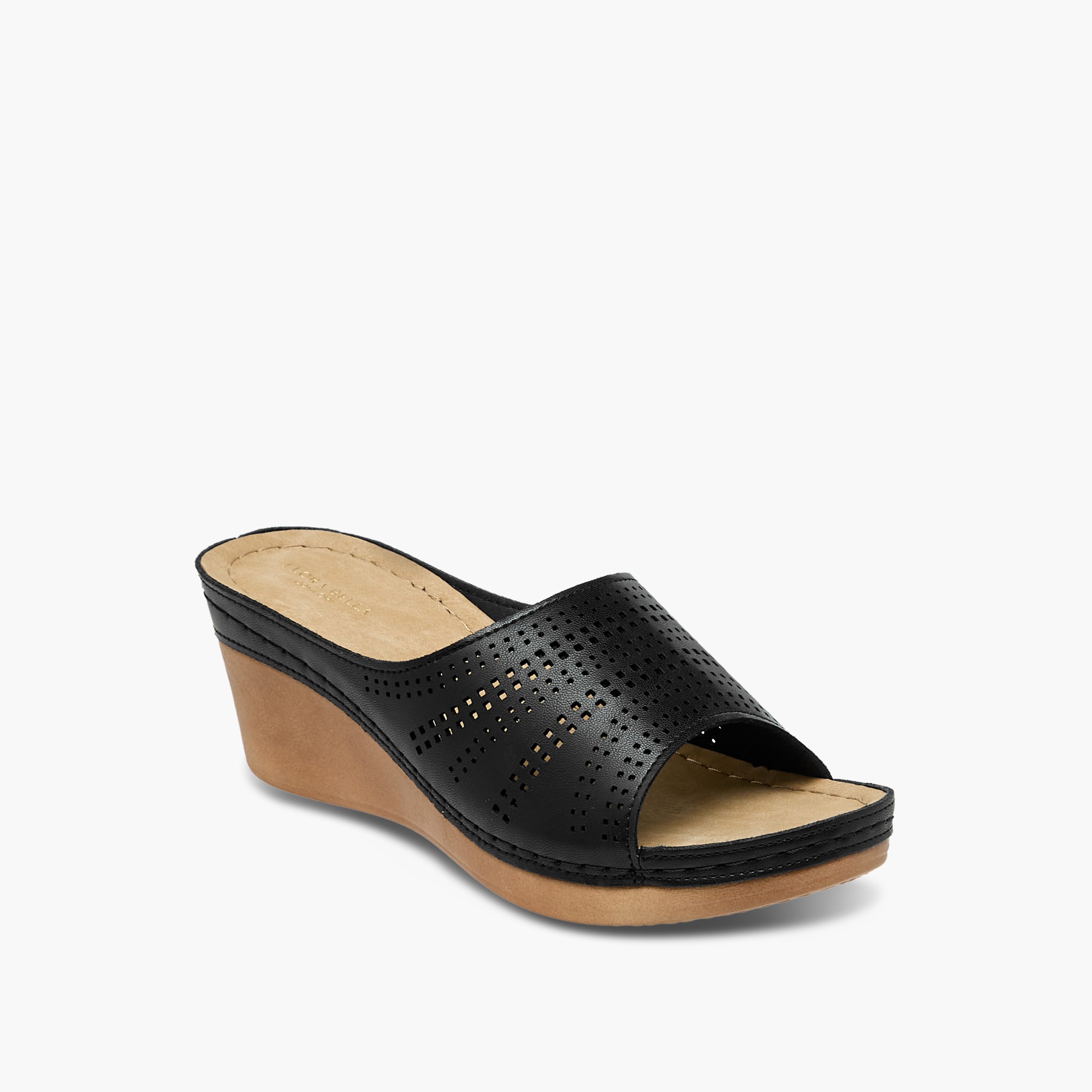 Flora Bella Women Perforated Wedge Heel Sandals-women-shoes-sandals-heeled-image-2