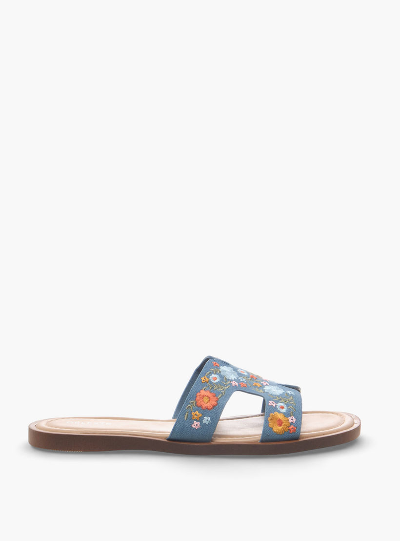 صندل مسطح يتطريزات زهرية للنساء من سيليست-women-shoes-flats-sandals-image-4