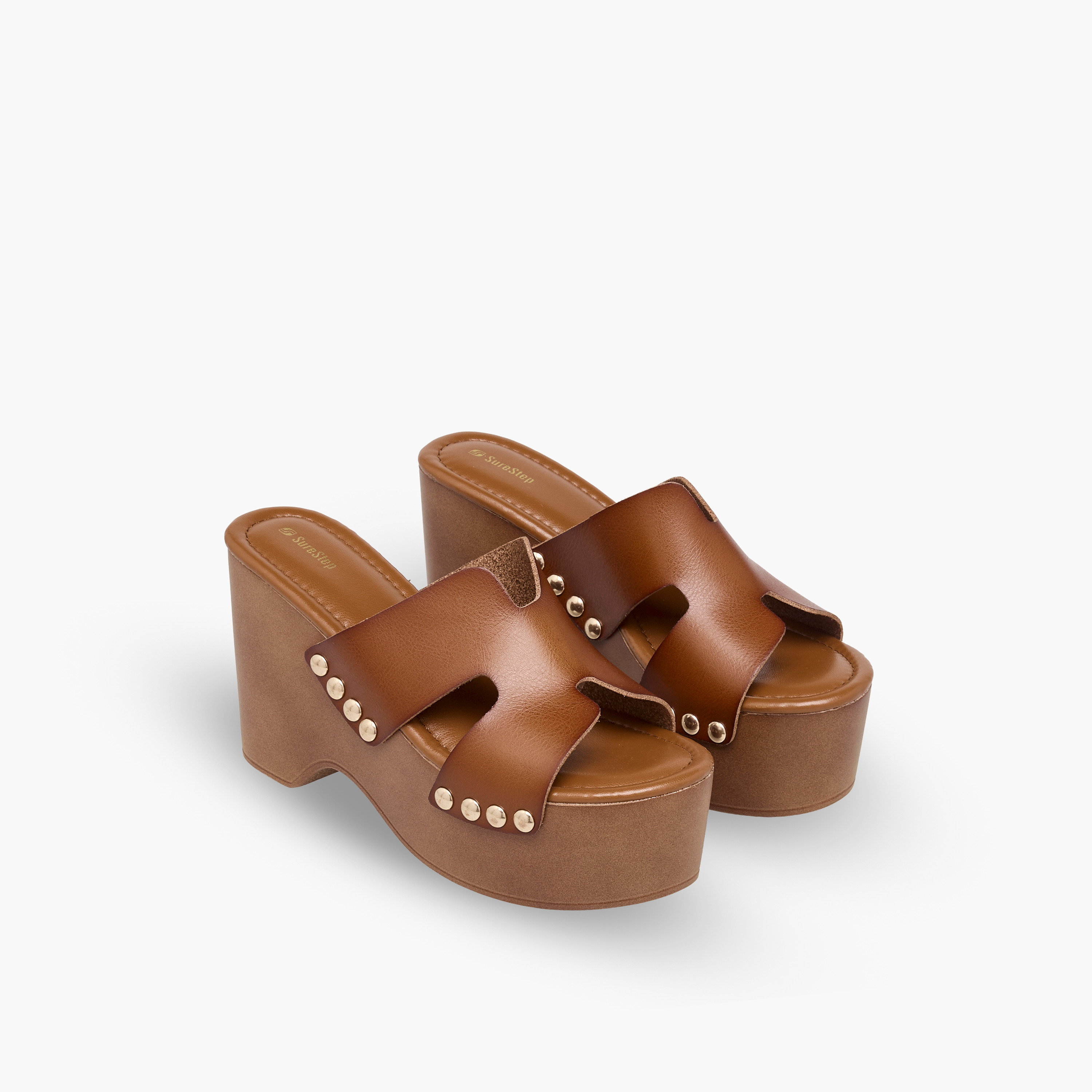  صندل معدني خفيف الوزن بكعب بلاتفورم مزين بمسامير برشام للنساء من شورستيب-women-shoes-sandals-heeled-image-1