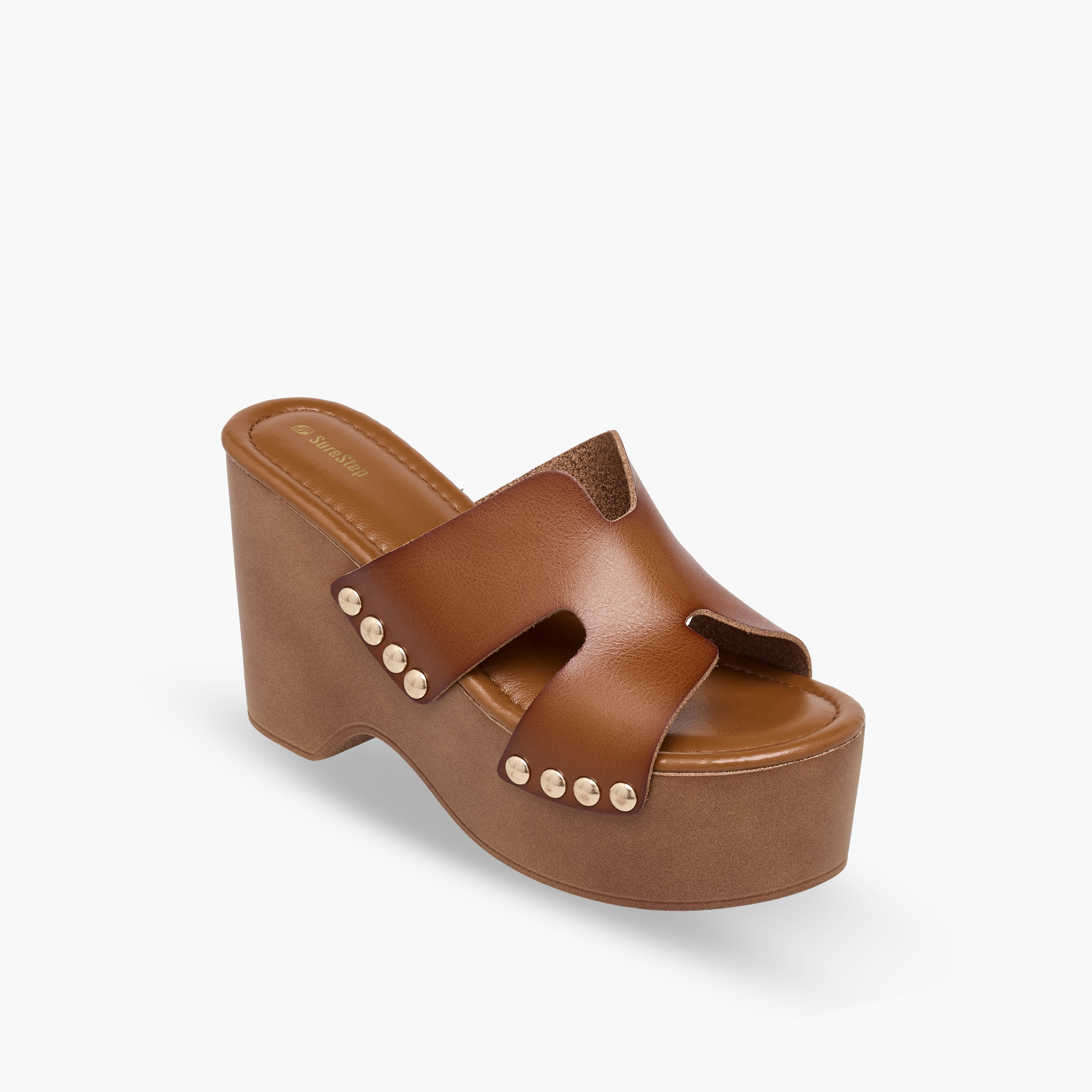 صندل معدني خفيف الوزن بكعب بلاتفورم مزين بمسامير برشام للنساء من شورستيب-women-shoes-sandals-heeled-image-2