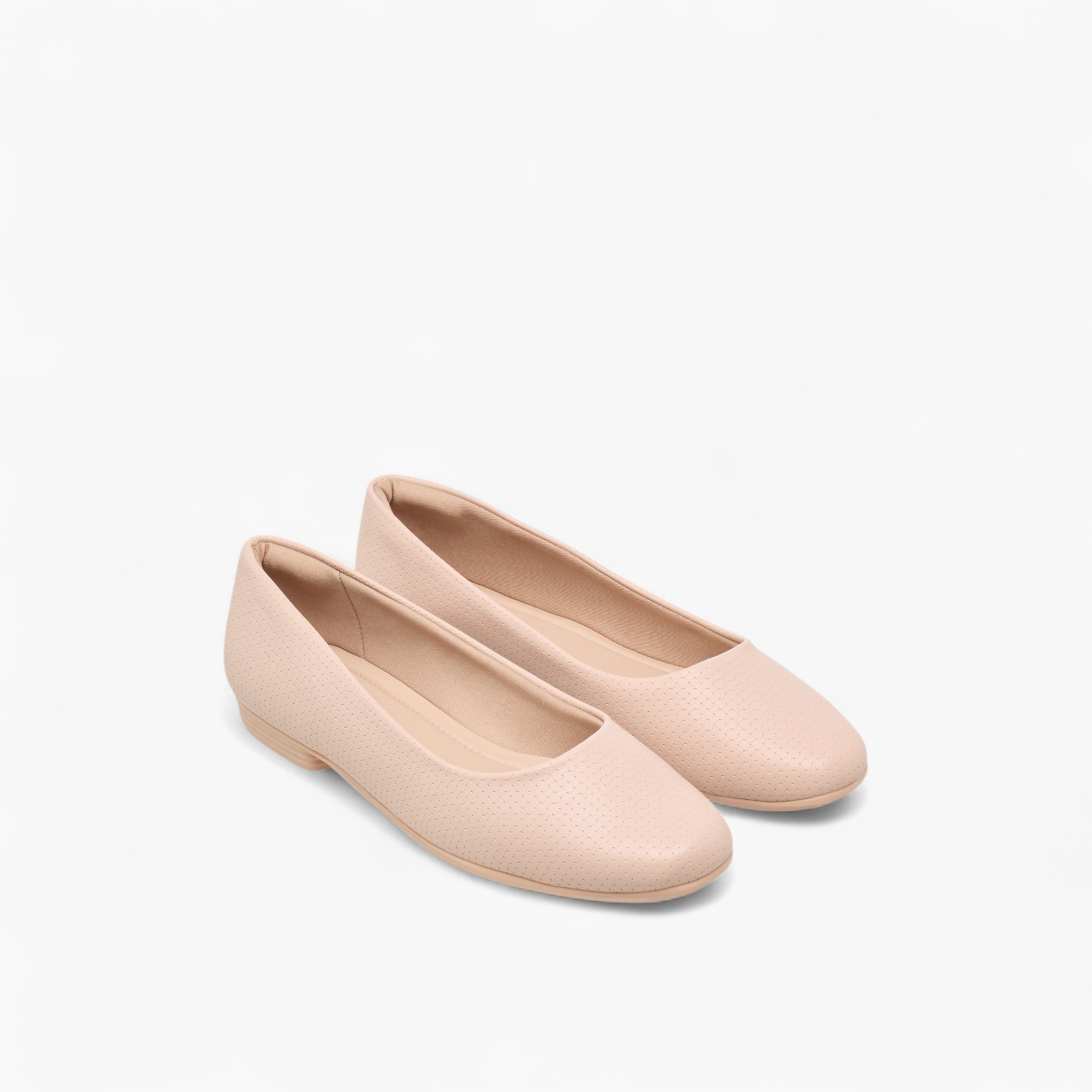 Piccadilly Textured Slip-On Ballerina Shoes-women-shoes-ballerinas-image-1