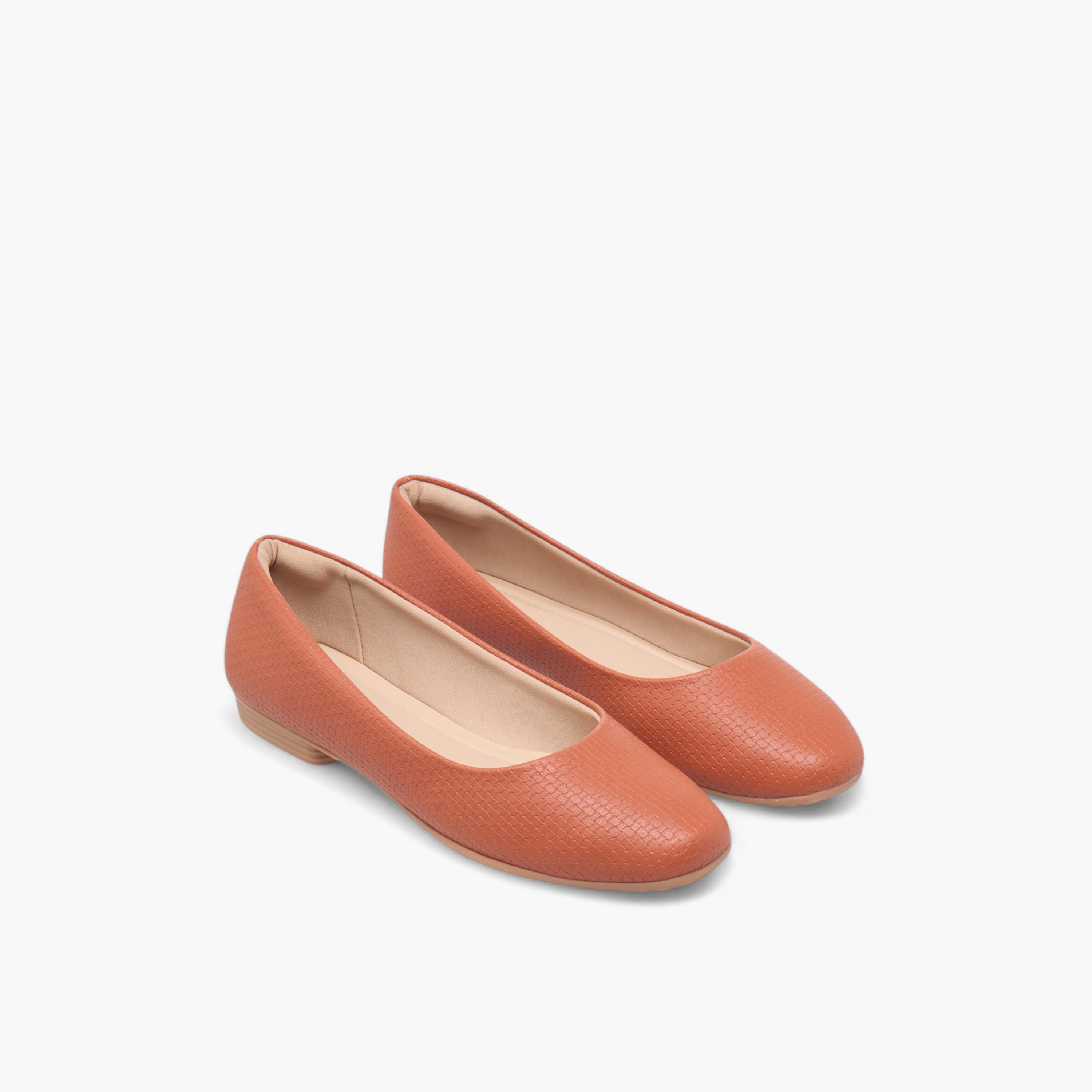 Piccadilly Textured Slip-On Ballerina Shoes-women-shoes-ballerinas-image-1