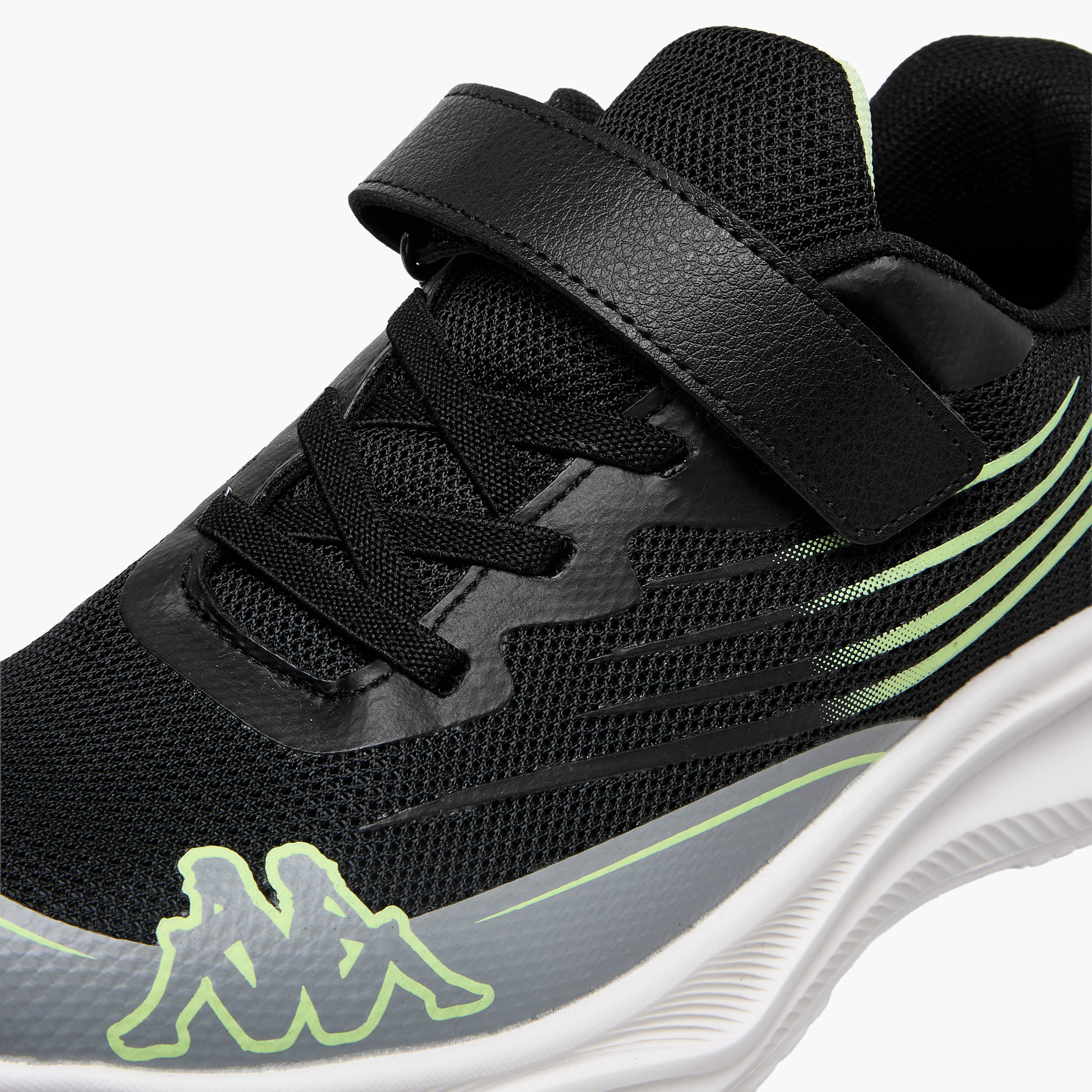 Kappa Boys Logo Print Hook and Loop Sports Shoes-boys-shoes-sneakers-image-4