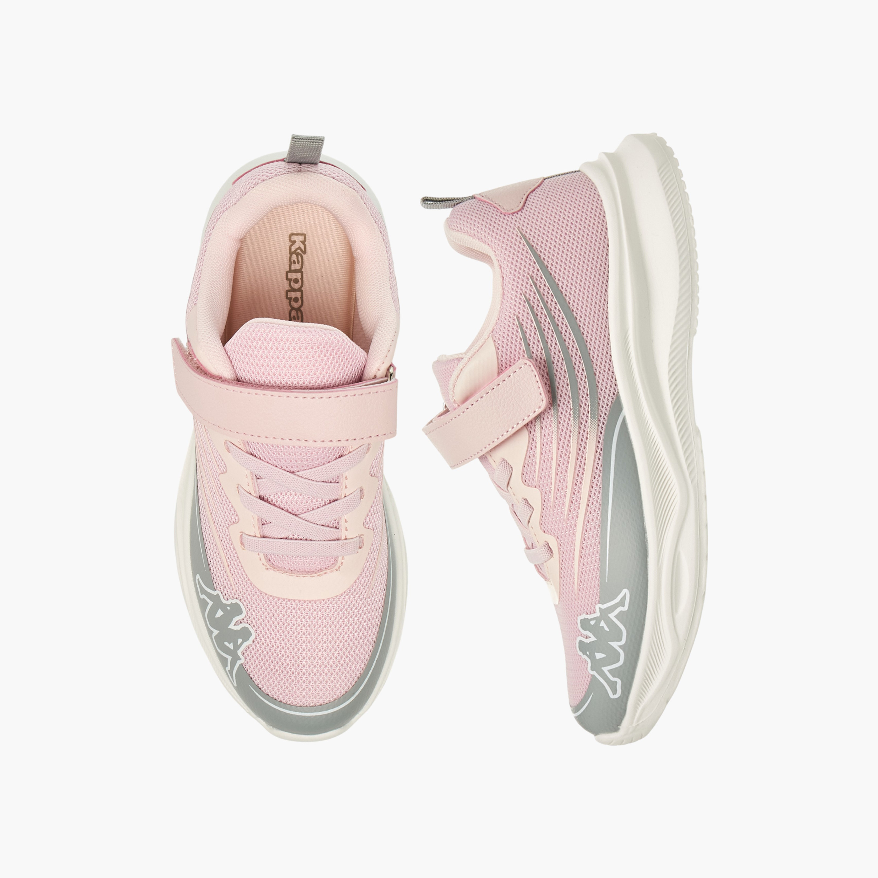 Kappa Girls Hook & Loop Sports Shoes-girls-shoes-sneakers-image-1
