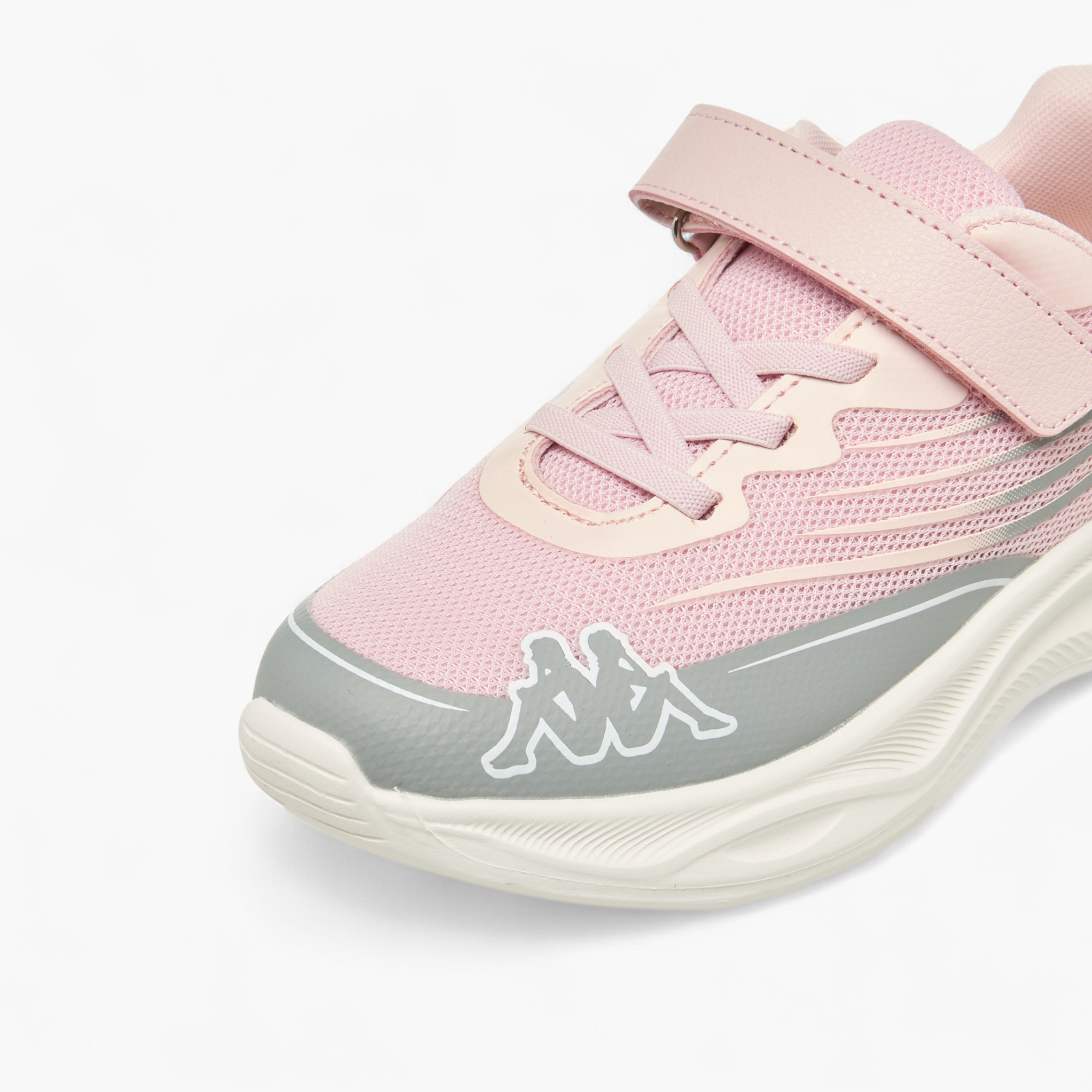 Kappa Girls Hook & Loop Sports Shoes-girls-shoes-sneakers-image-4