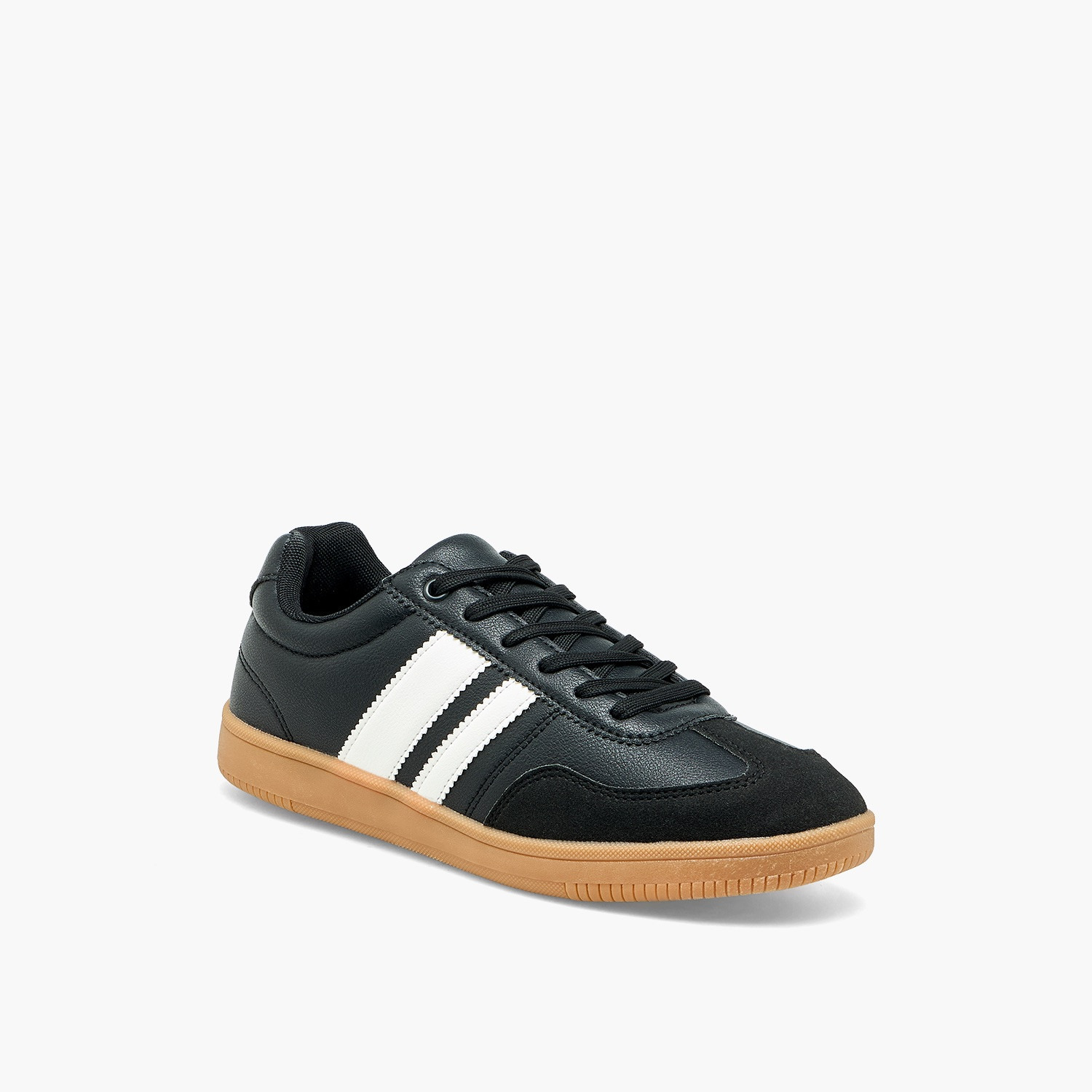 LBL by Shoexpress Men Striped Lace-Up Ankle Sneakers-men-shoes-sneakers-image-2