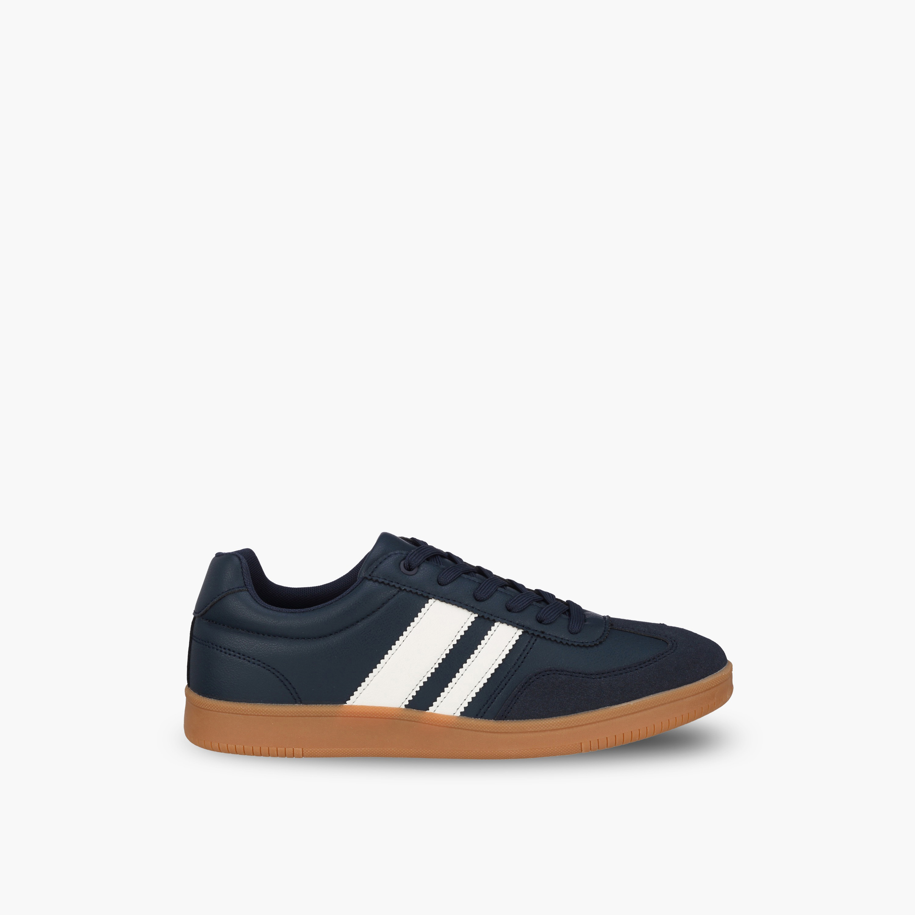 LBL by Shoexpress Men Striped Lace-Up Ankle Sneakers-men-shoes-sneakers-image-3