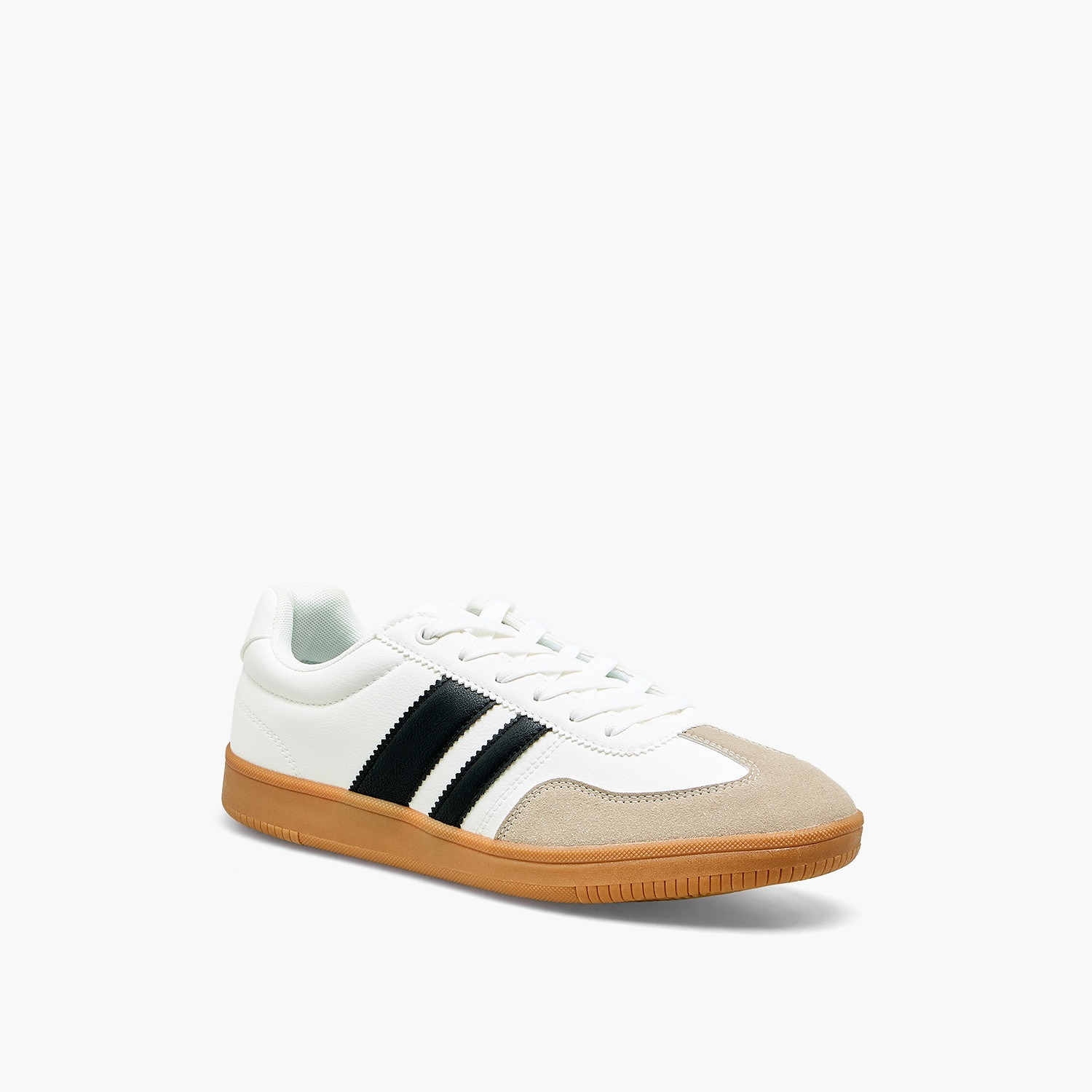 LBL by Shoexpress Men Striped Lace-Up Ankle Sneakers-men-shoes-sneakers-image-2