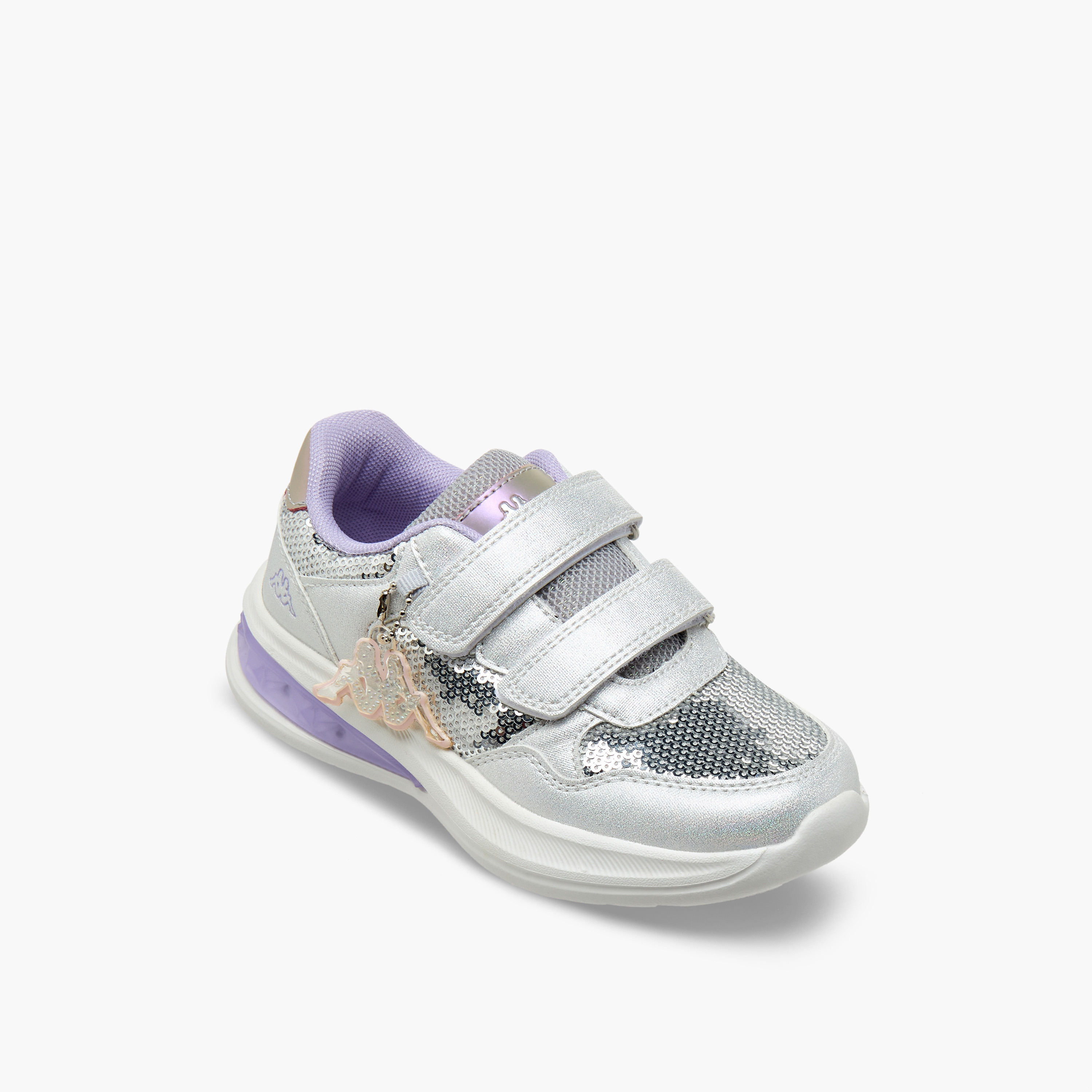 Kappa Light-Up Sports Shoes with Hook & Loop Closure-baby-girls-shoes-closedshoes-image-2