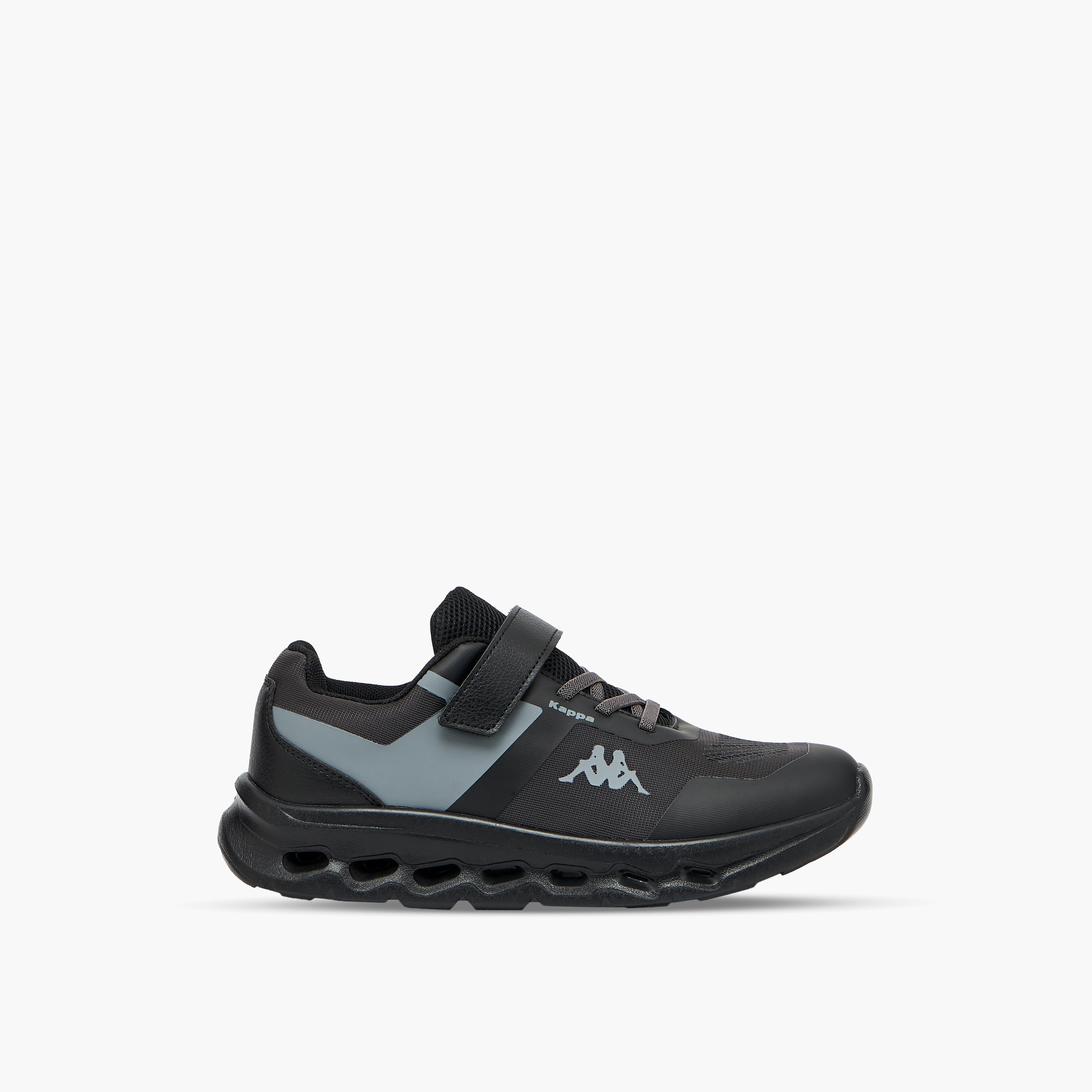 Kappa Boys Logo Print Hook & Loop Sports Shoes-sports-boys-shoes-image-8