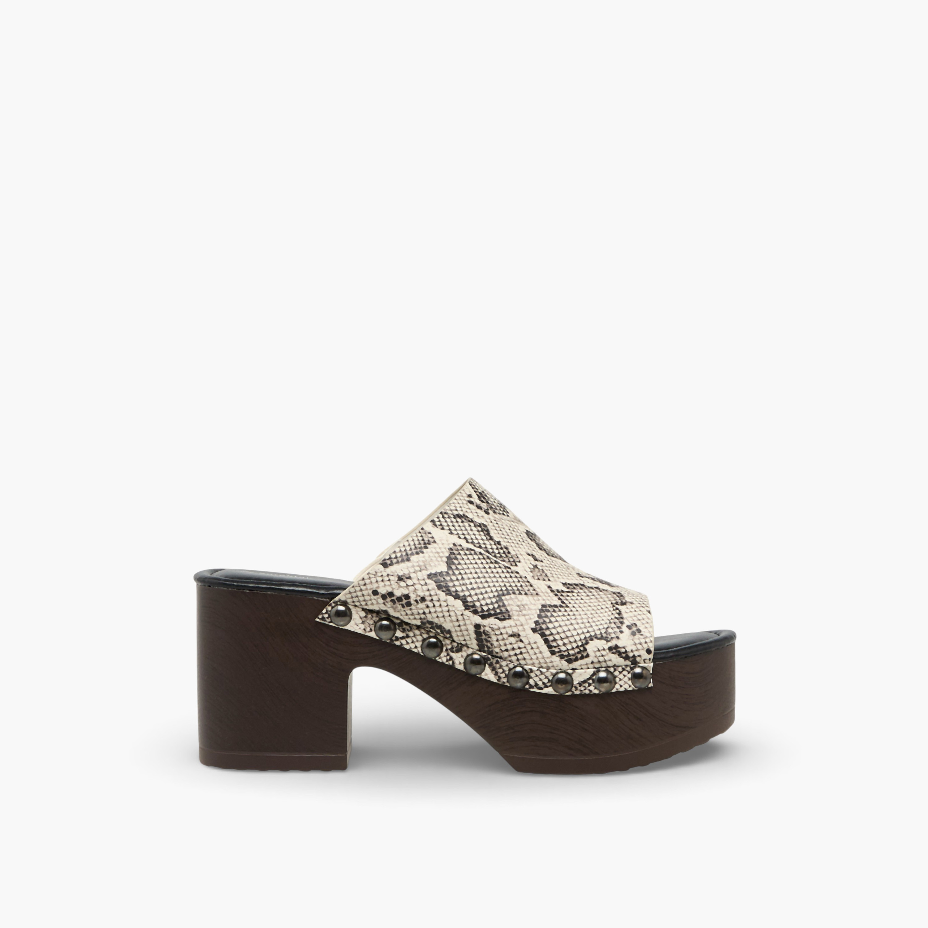 Surestep Women Lightweight Stud Embellished Platform Heel Sandals with Rivet Detailing-women-shoes-sandals-heeled-image-3
