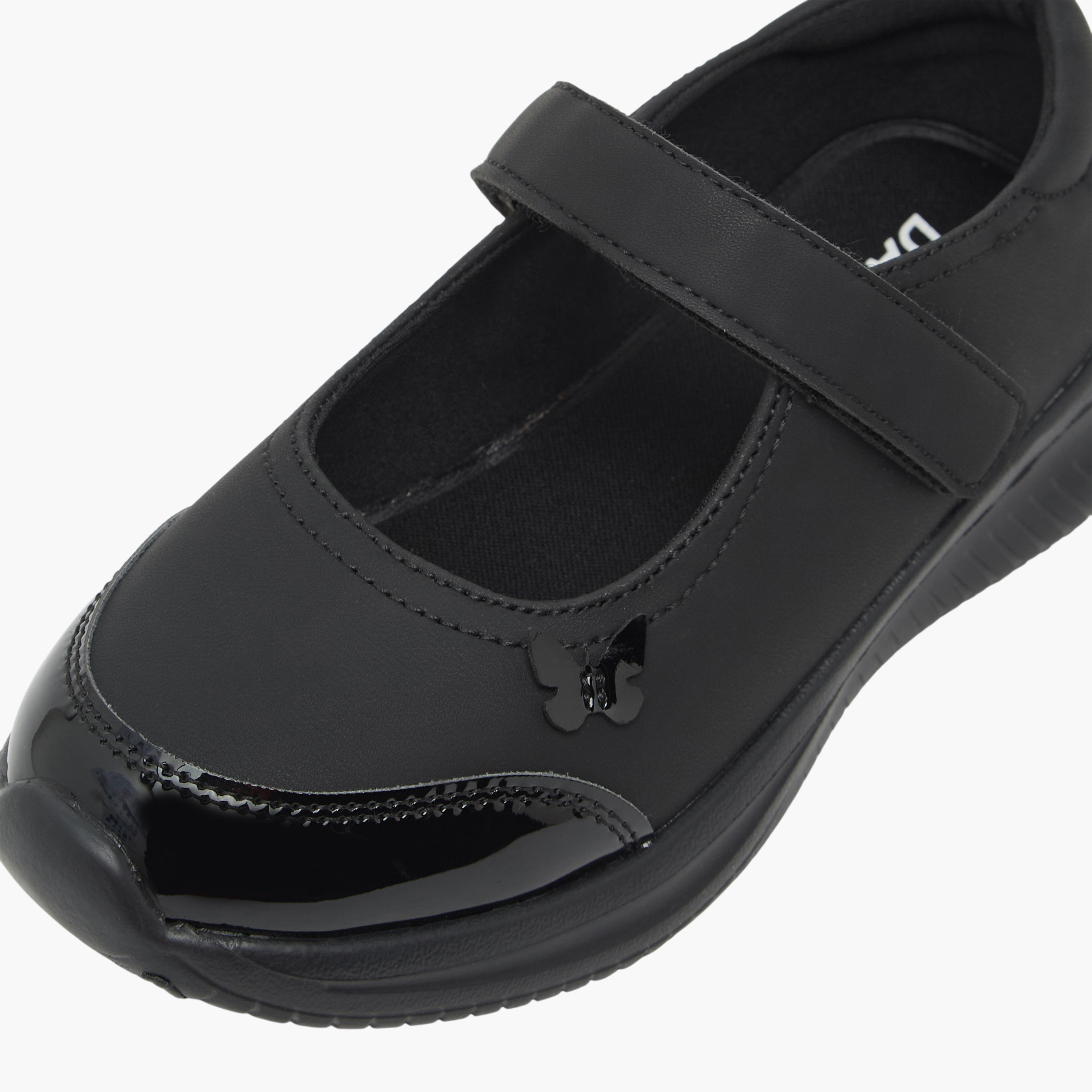 Dash Girls Hook & Loop Mary Jane School Shoes-girls-shoes-maryjanes-image-8