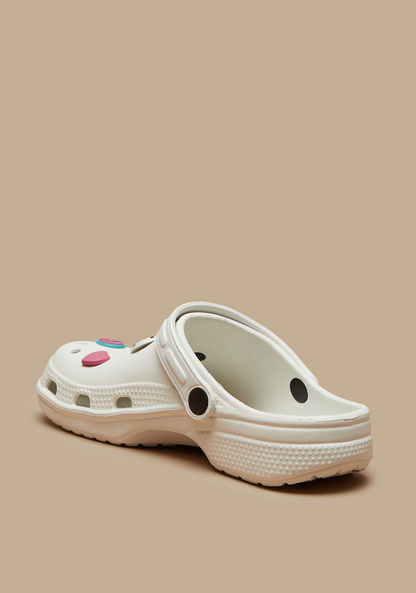 Aqua Embellished Clogs-Girl%27s Flip Flops & Beach Slippers-image-1