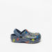 Aqua Printed Slip-On Clogs-Boy%27s Flip Flops & Beach Slippers-thumbnail-2
