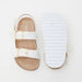 Textured Sandals with Buckle Accent and Hook and Loop Closure-Girl%27s Sandals-thumbnailMobile-4
