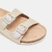Little Missy Glitter Slip-On Sandals with Buckle Accents-Girl%27s Sandals-thumbnailMobile-3