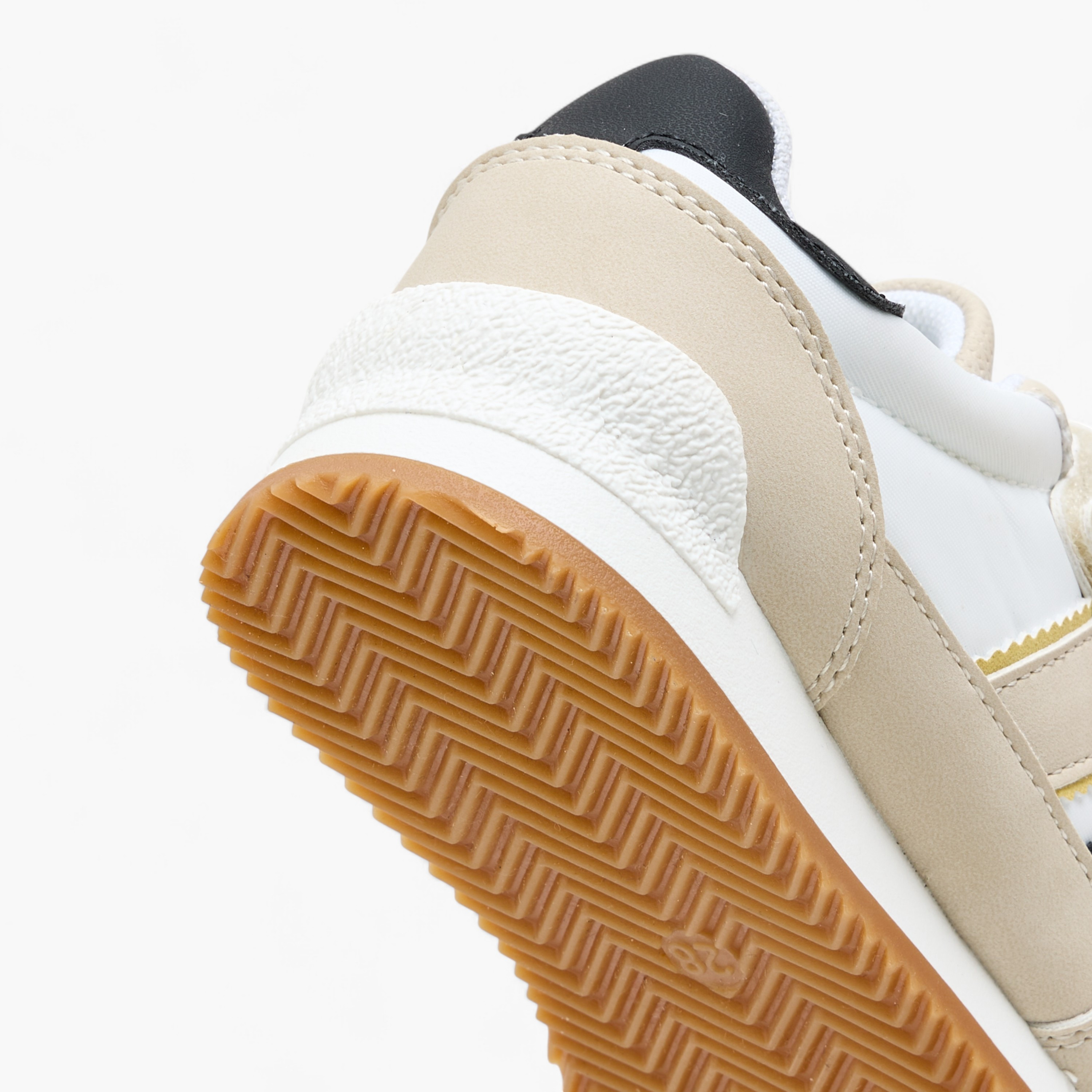 Juniors Panelled Sneakers with Hook and Loop Closure-boys-shoes-sneakers-image-5