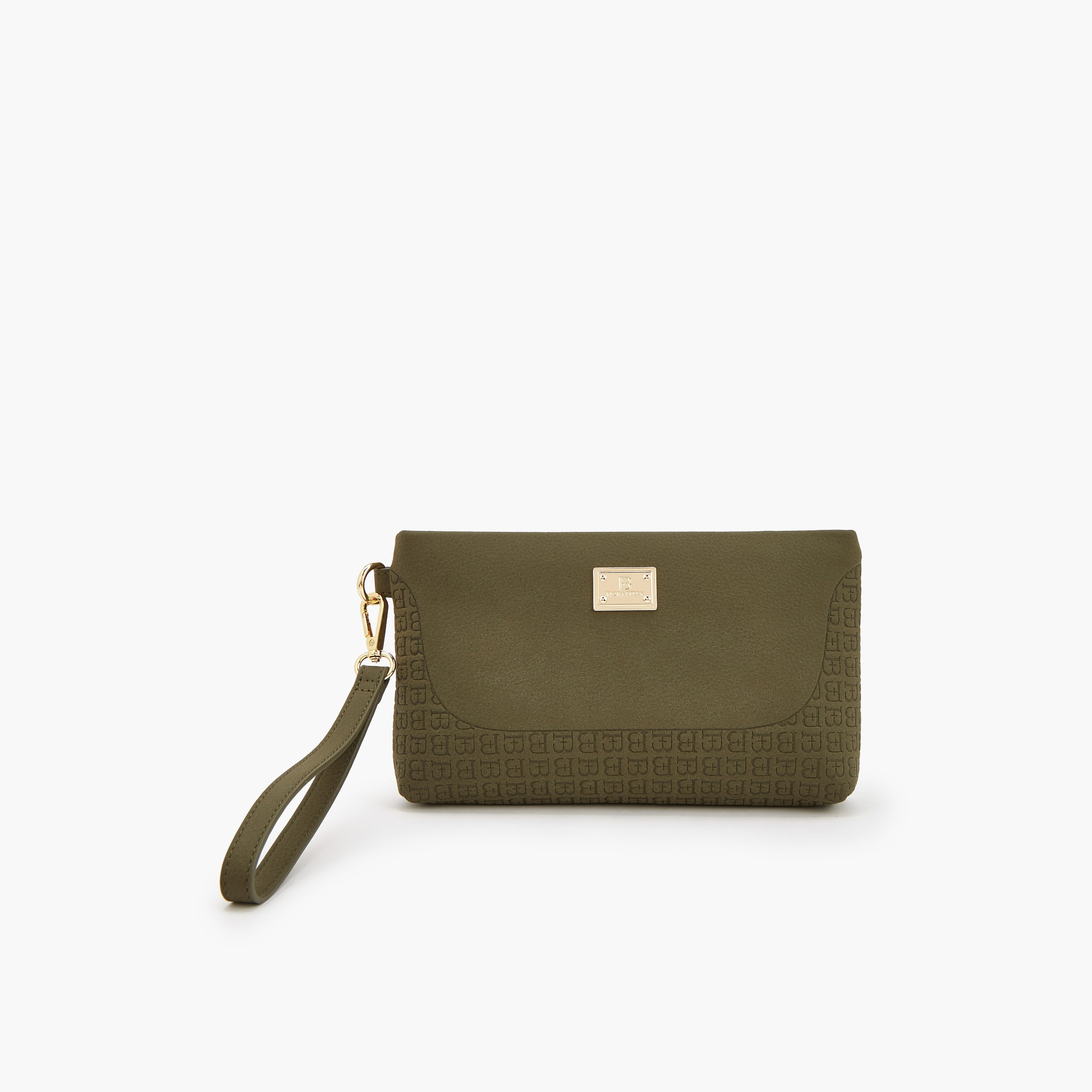 شنطة كلاتش منقوشة بمقبض قابل للفصل من فلورا بيلا-women-bagsandwallets-handbags-image-2