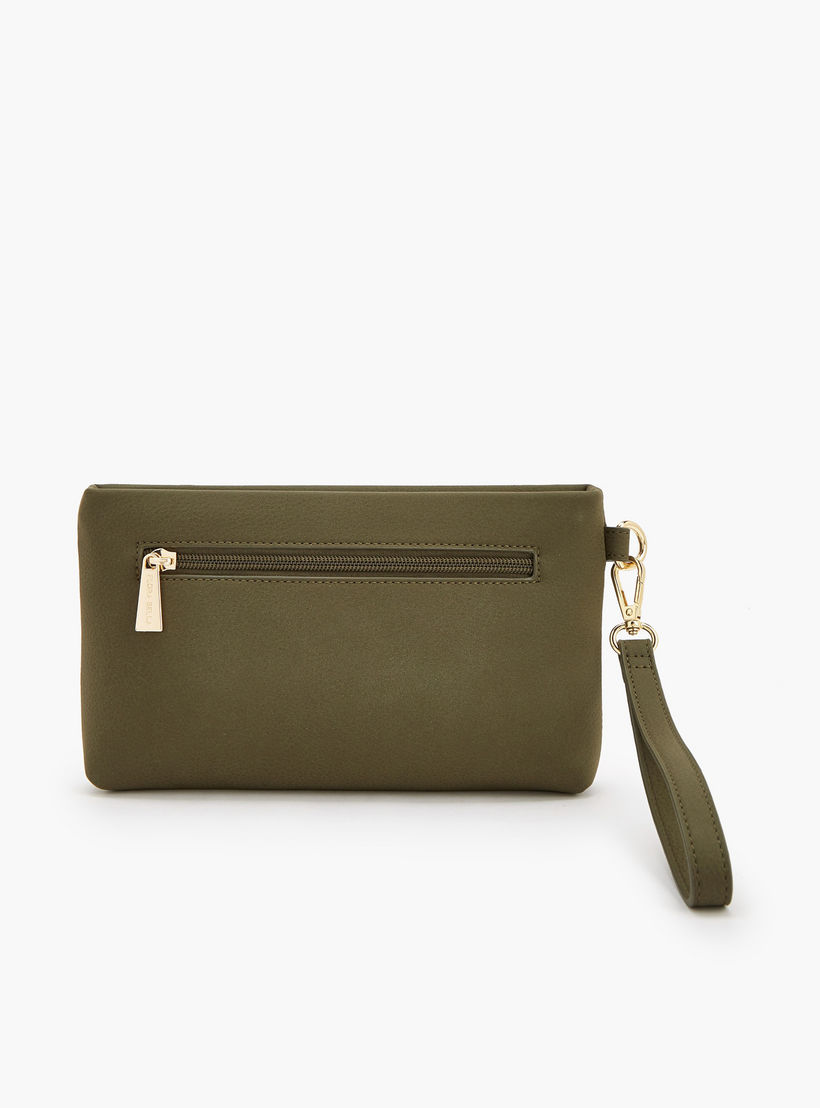شنطة كلاتش منقوشة بمقبض قابل للفصل من فلورا بيلا-women-bagsandwallets-handbags-image-3