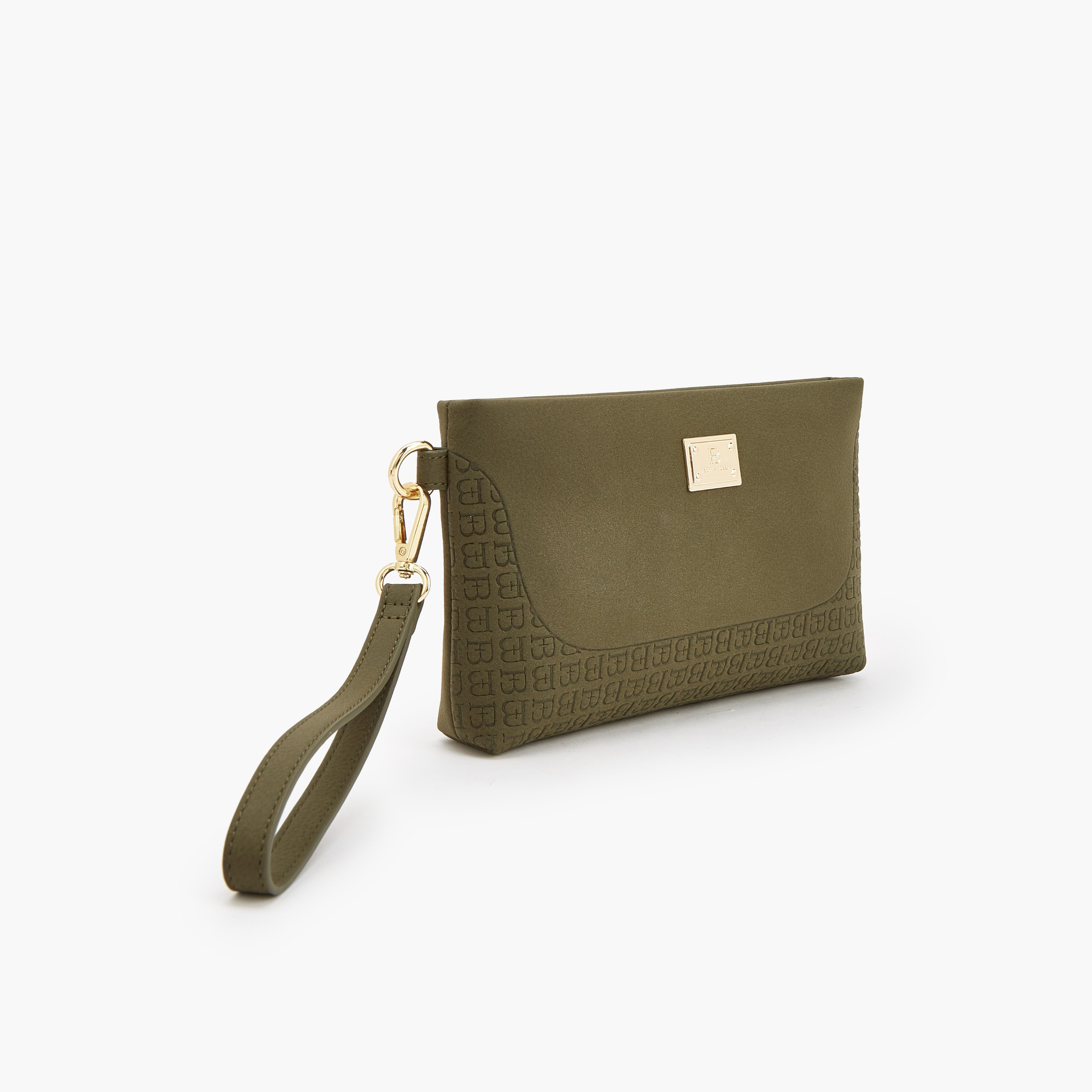 شنطة كلاتش منقوشة بمقبض قابل للفصل من فلورا بيلا-women-bagsandwallets-handbags-image-4