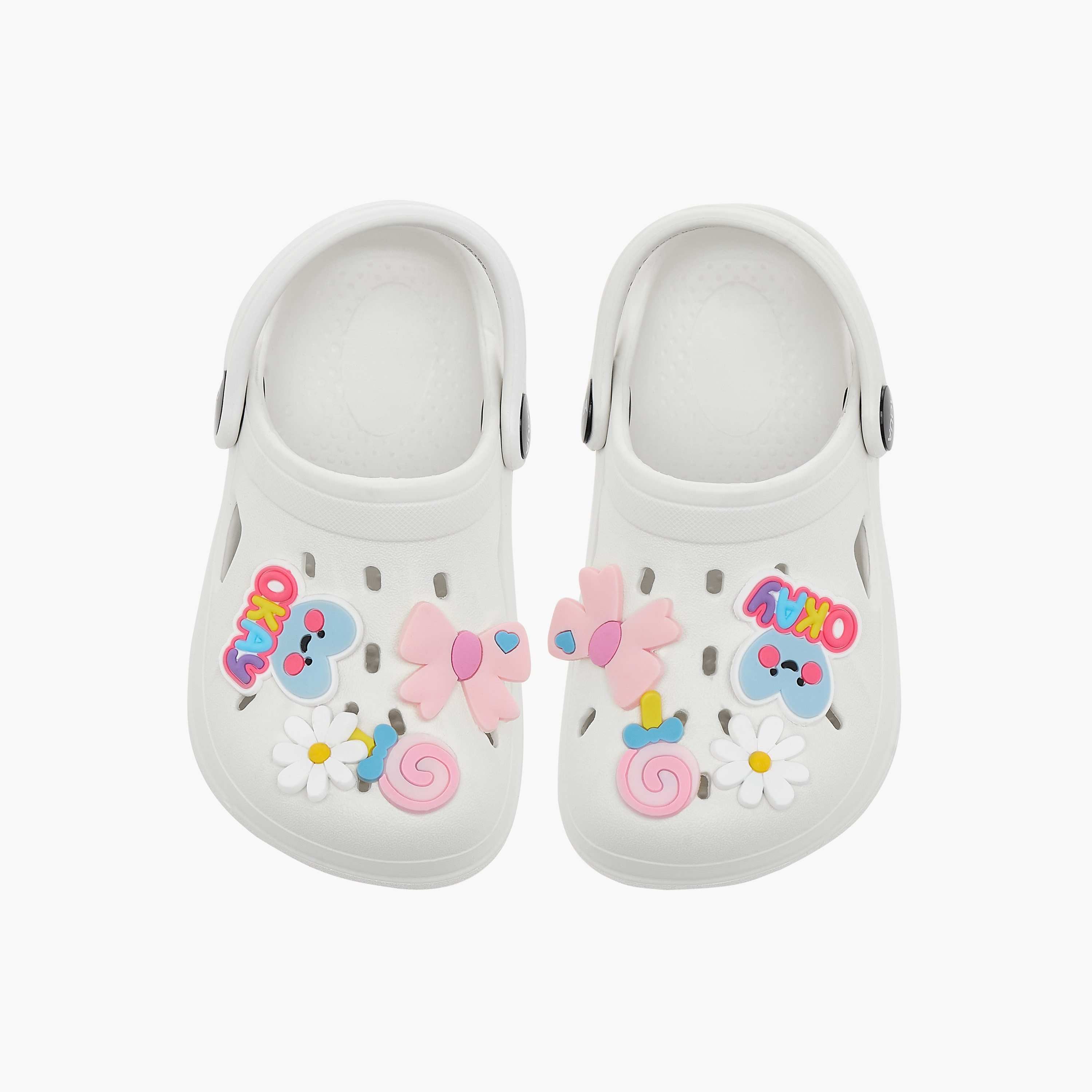 صندل كلوج بحزام خلفي وزخارف للبنات من أكوا-girls-shoes-sandals-image-1