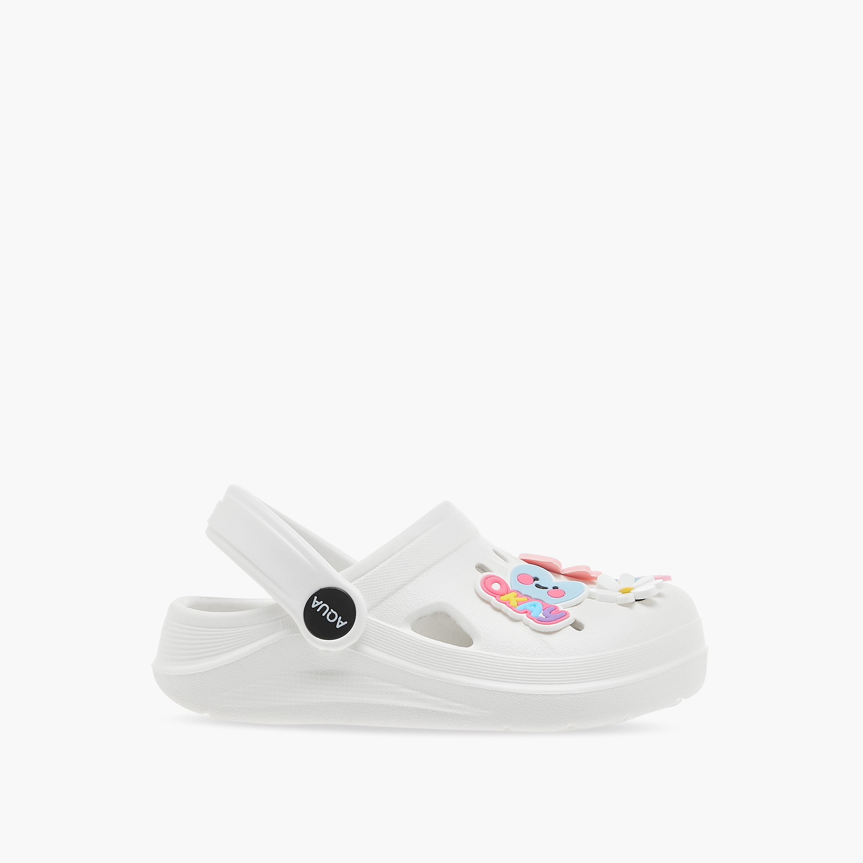 صندل كلوج بحزام خلفي وزخارف للبنات من أكوا-girls-shoes-sandals-image-3