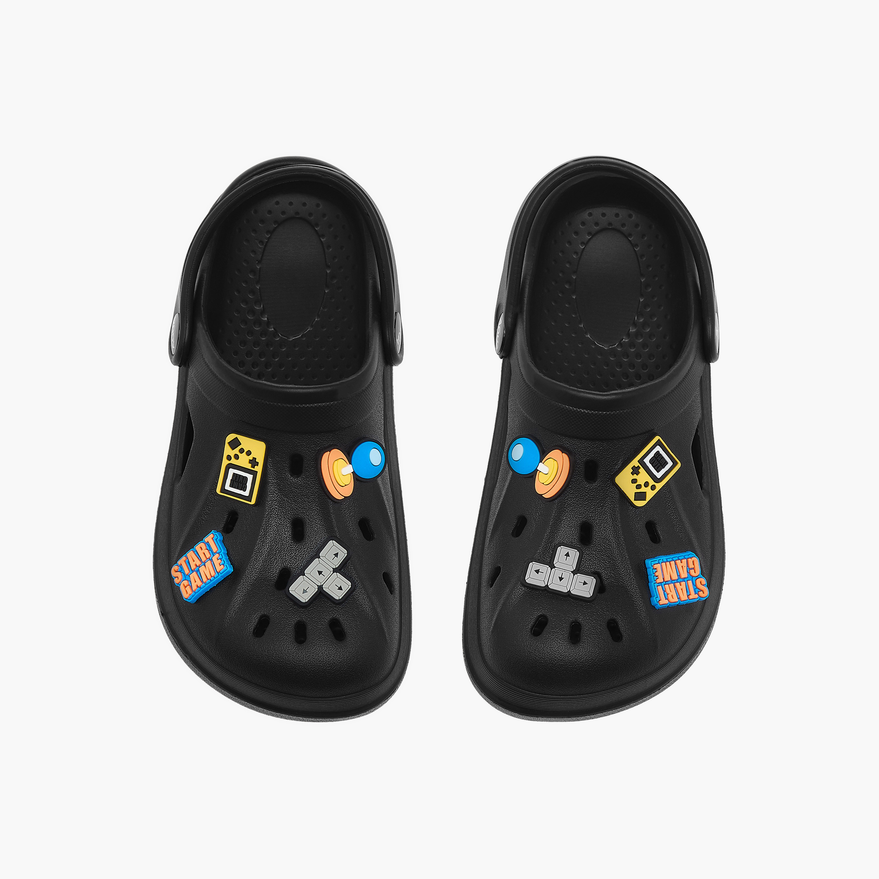 صندل كلوج بحزام خلفي وزخارف للأولاد من أكوا-boys-shoes-sandals-image-1