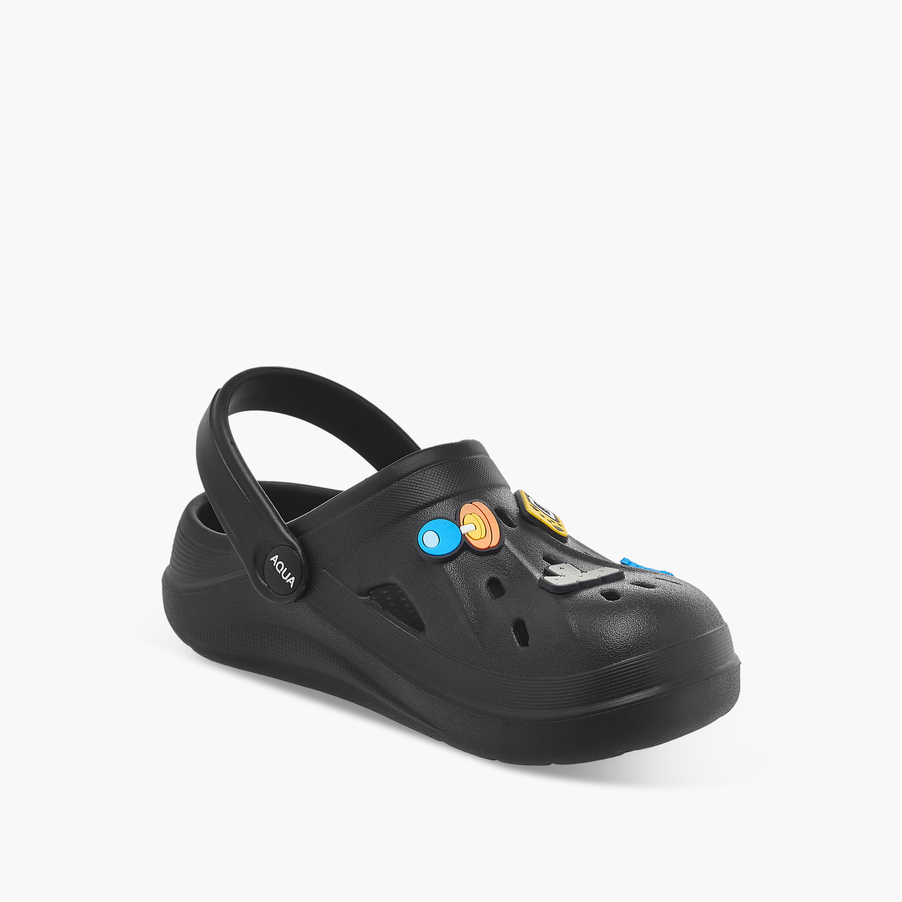 صندل كلوج بحزام خلفي وزخارف للأولاد من أكوا-boys-shoes-sandals-image-2