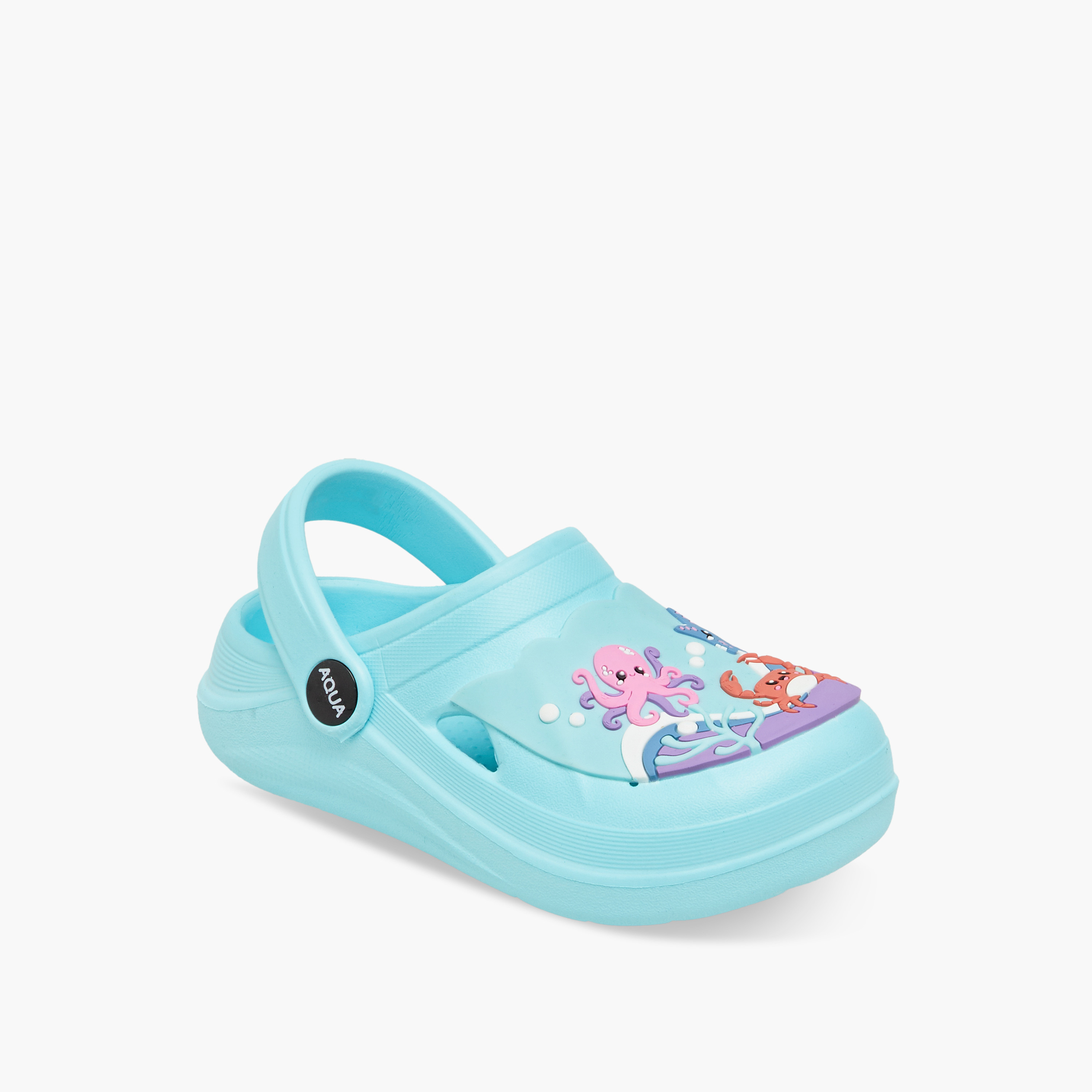صندل كلوج بزخارف حيوانات مع حزام خلفي من أكوا-girls-shoes-sandals-image-2