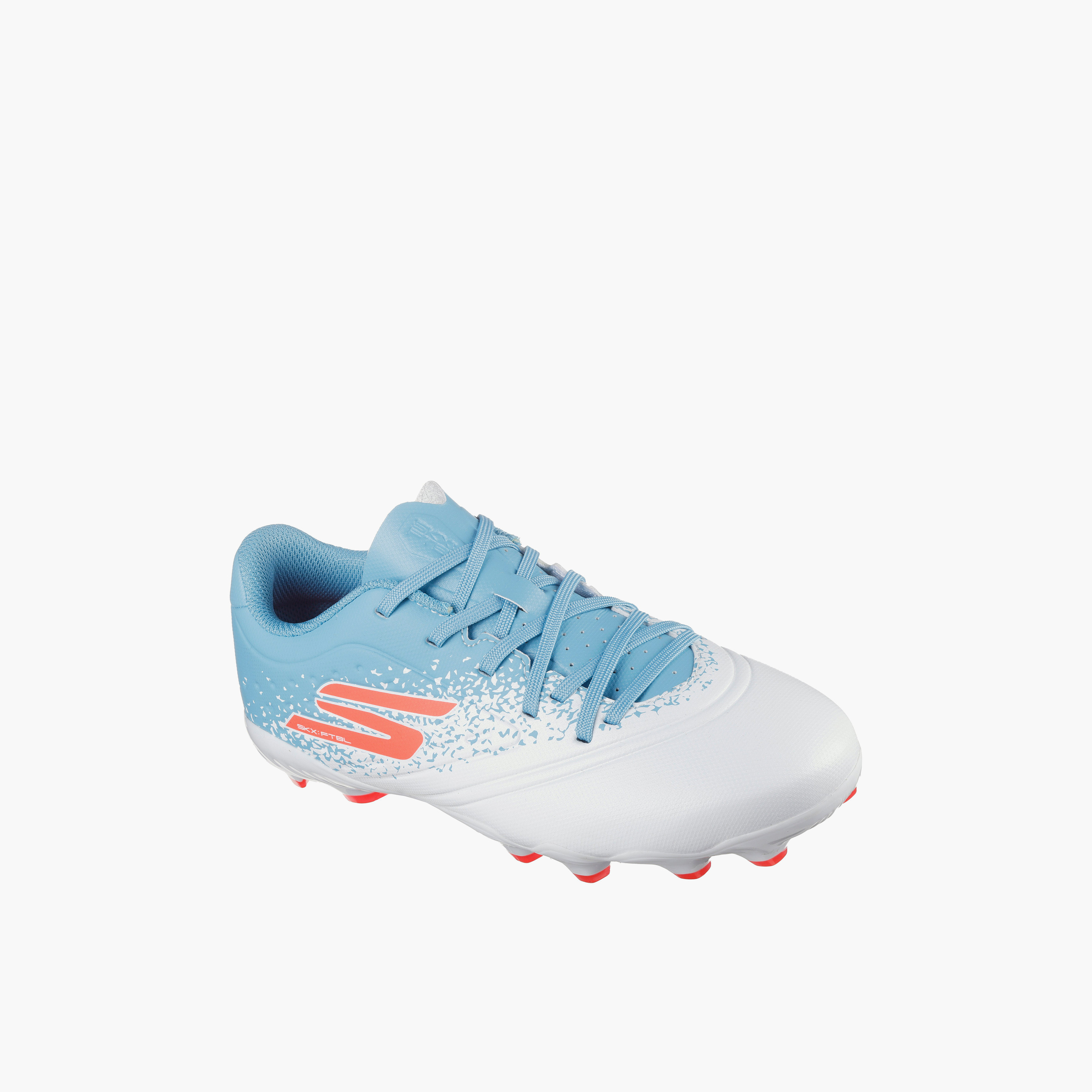 Skechers Boys JR YOUTH FG Lace-Up Football Firm Ground Shoes - 252060L-WTQP-C-sports-girls-shoes-image-1