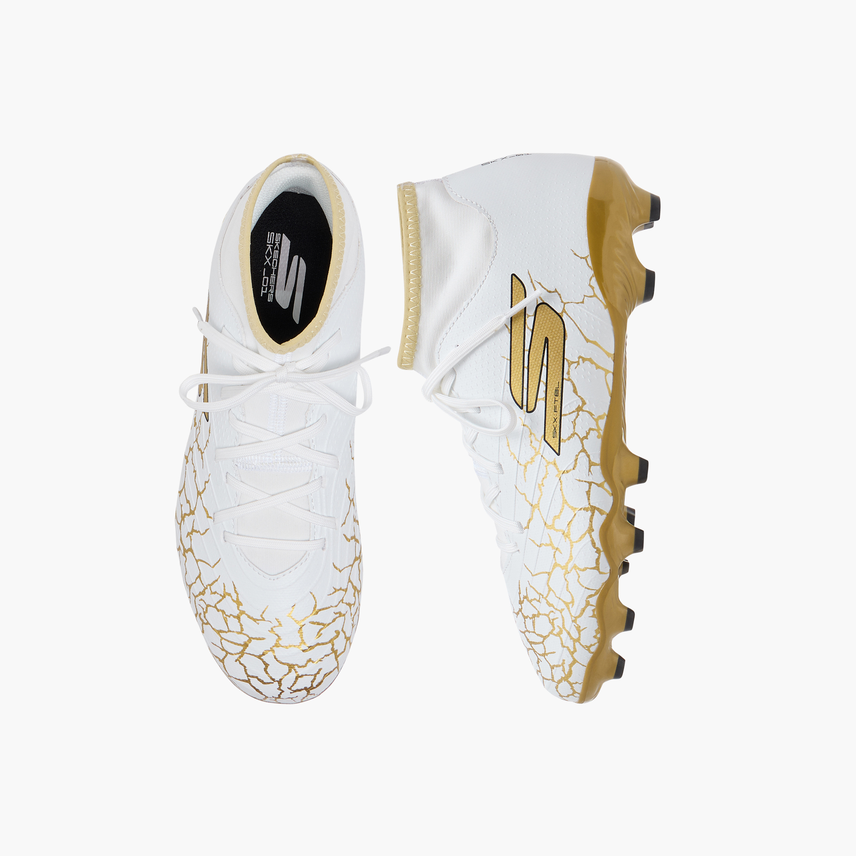حذاء كرة قدم خفيف الوزن برباط إس كيه إكس للأولاد من سكتشرز-sports-gear-football-shoes-firmground-image-1