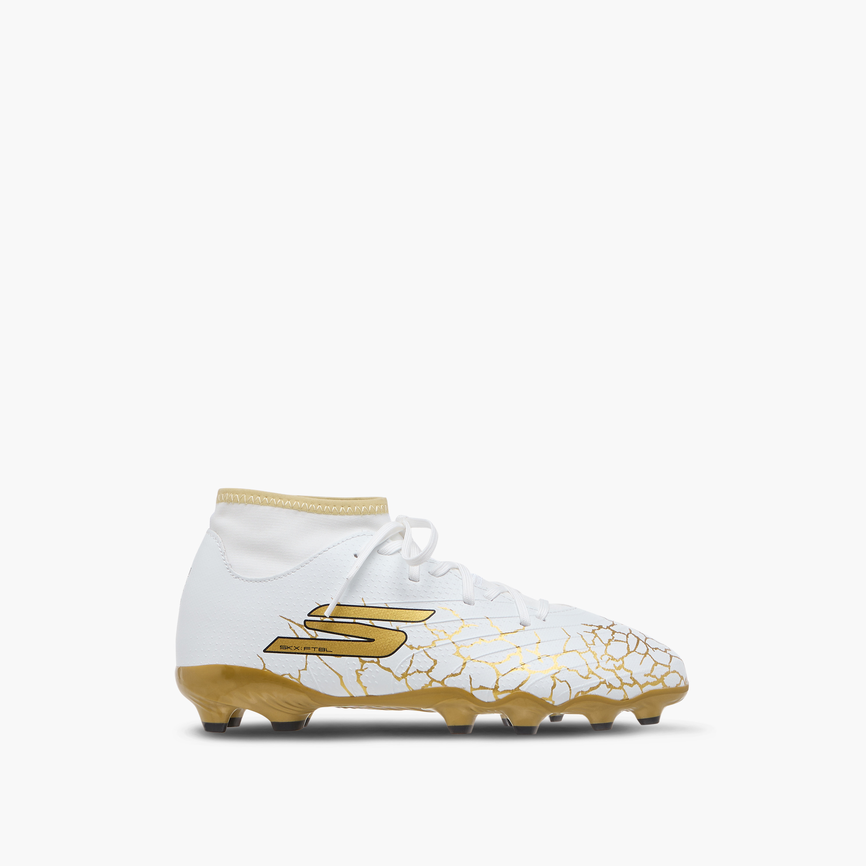 حذاء كرة قدم خفيف الوزن برباط إس كيه إكس للأولاد من سكتشرز-sports-gear-football-shoes-firmground-image-3