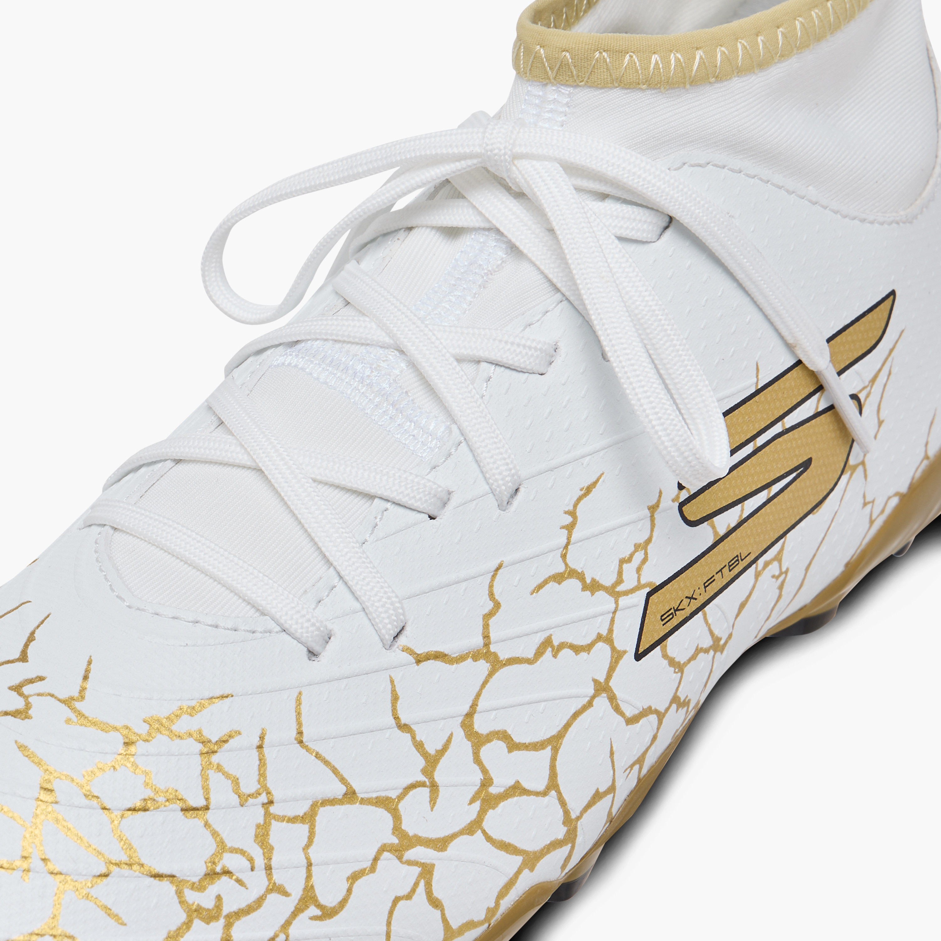 حذاء كرة قدم خفيف الوزن برباط إس كيه إكس للأولاد من سكتشرز-sports-gear-football-shoes-firmground-image-4