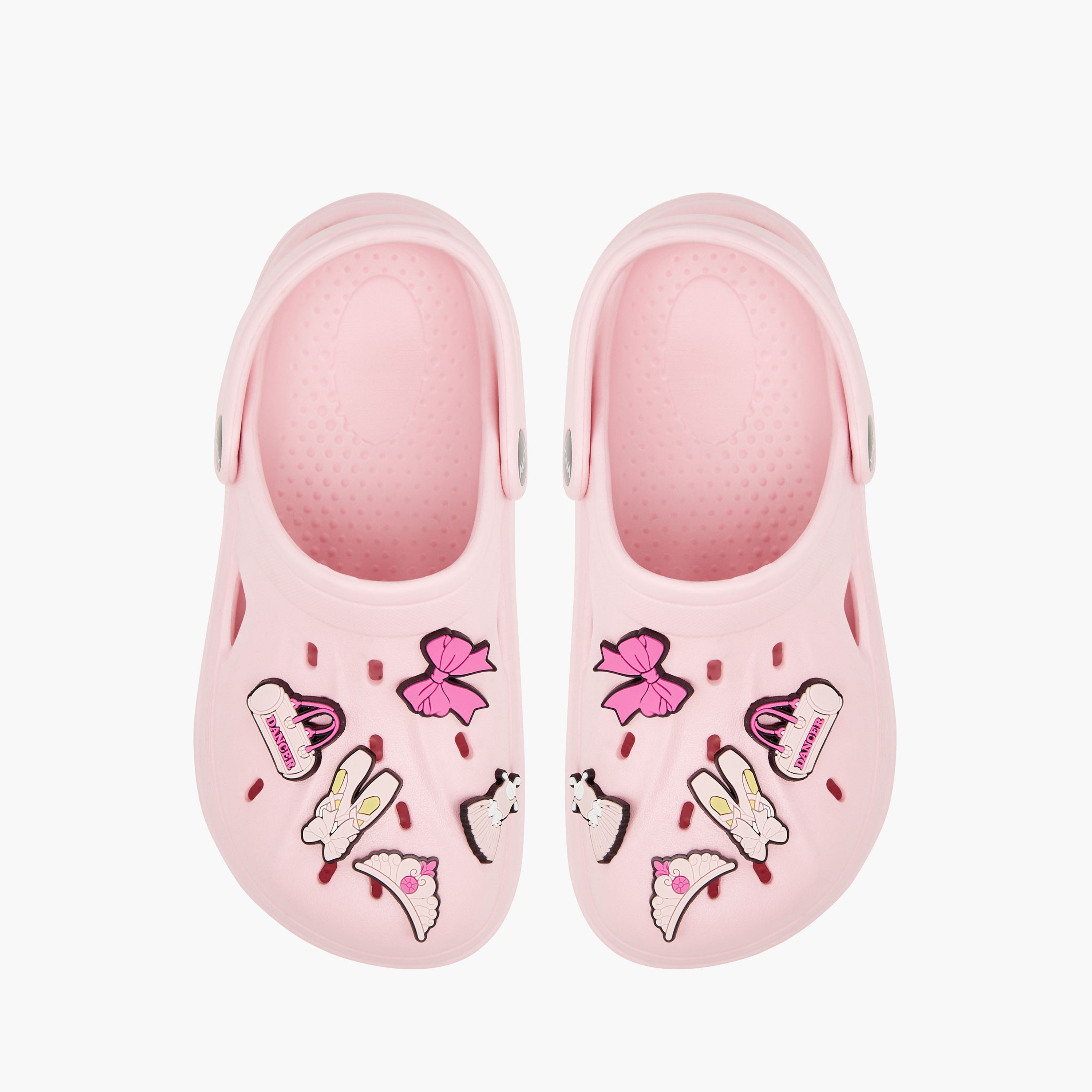 Aqua Girls' Applique Detail Clogs with Backstrap-girls-shoes-flipflopsandslides-image-1