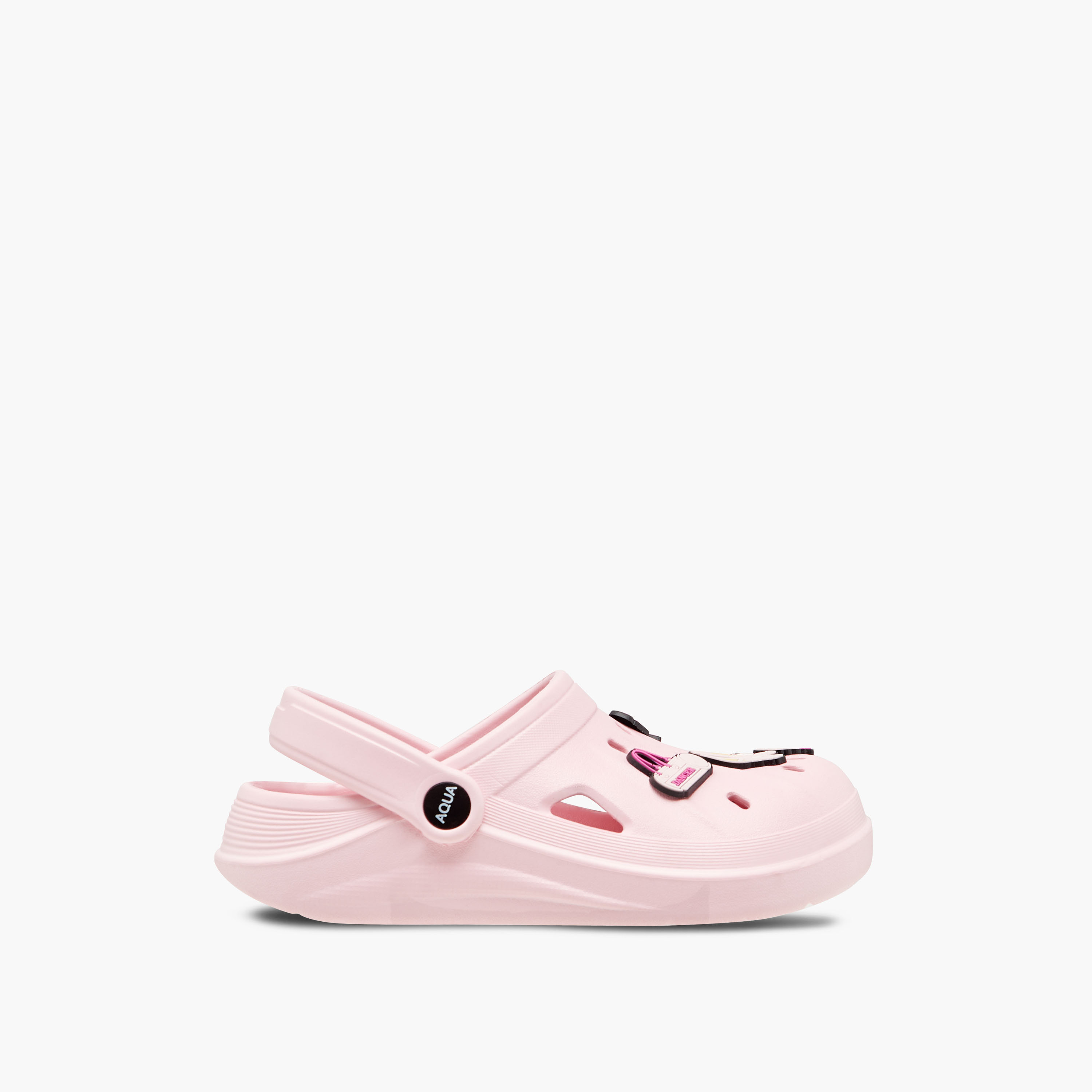 Aqua Girls' Applique Detail Clogs with Backstrap-girls-shoes-flipflopsandslides-image-3