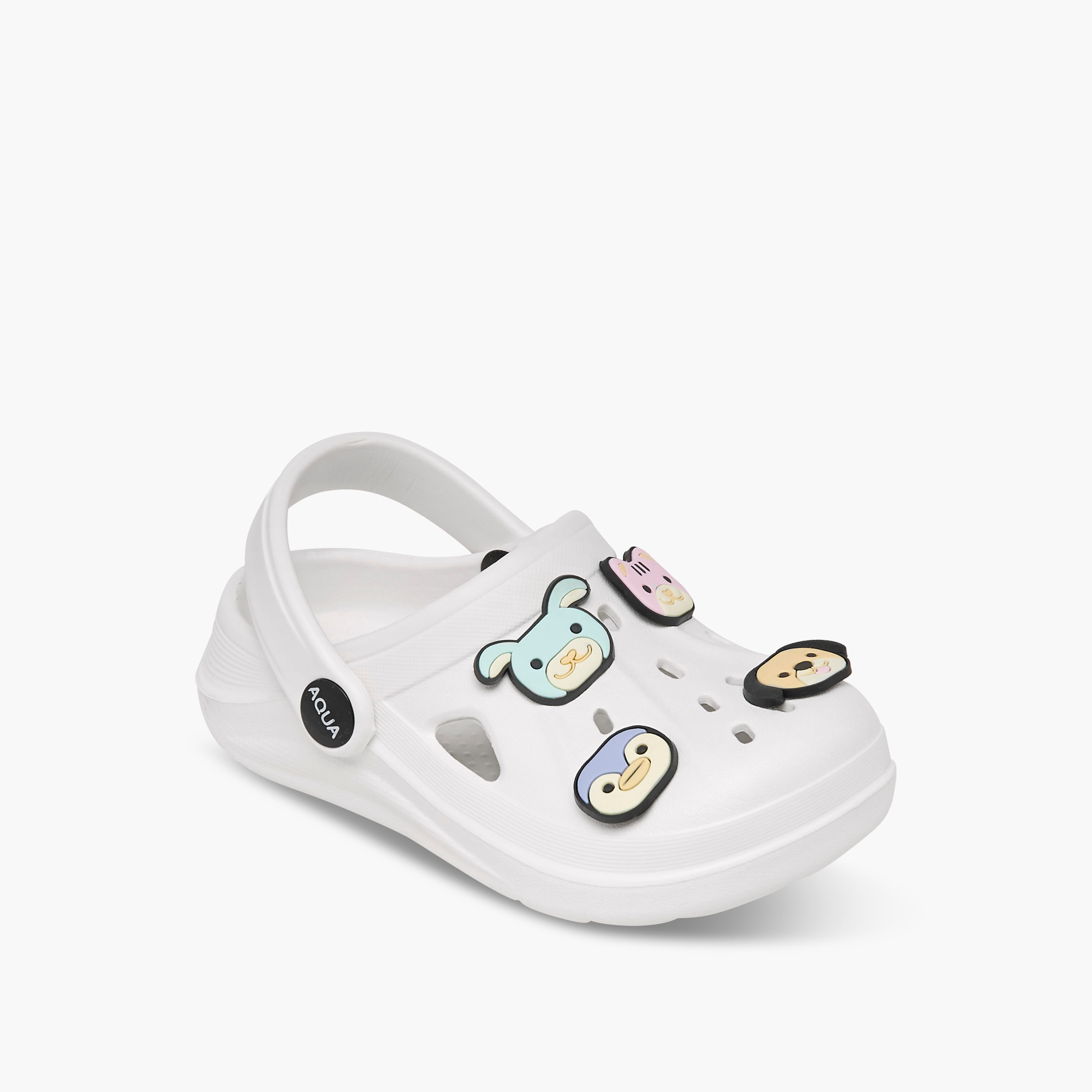 صندل كلوج بحزام خلفي وزخارف حيوانات من أكوا-girls-shoes-sandals-image-2