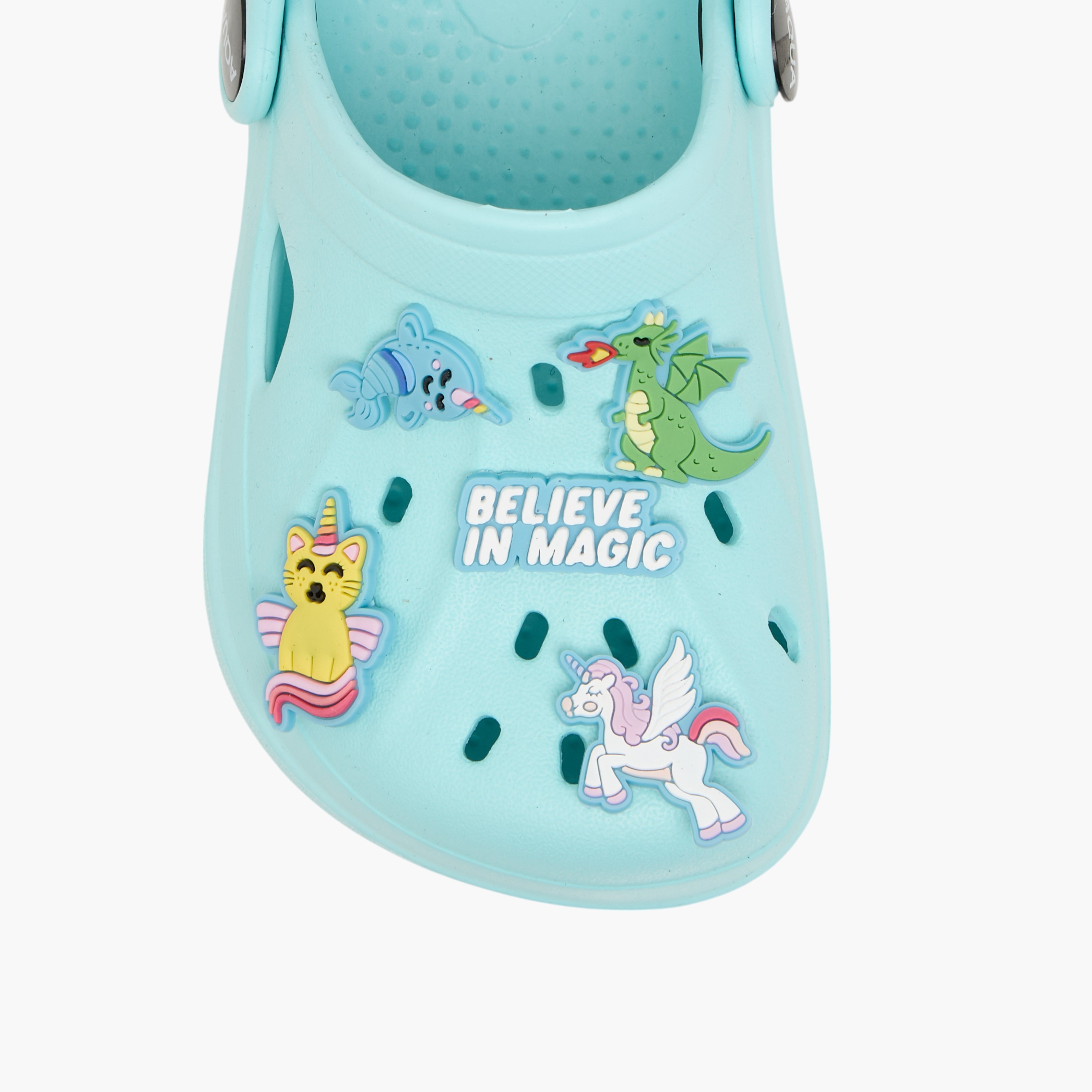 Aqua Jibbitz Charm Accent Clogs with Backstrap-girls-shoes-sandals-image-4