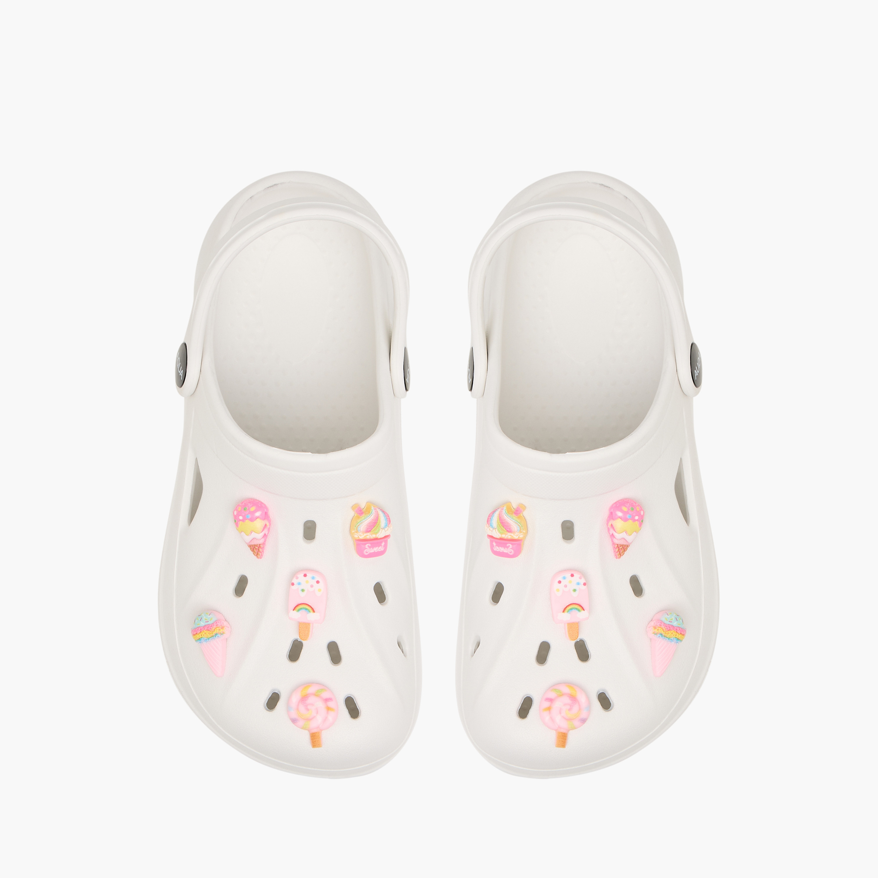 Aqua Jibbitz Accent Clogs with Backstrap-girls-shoes-sandals-image-1