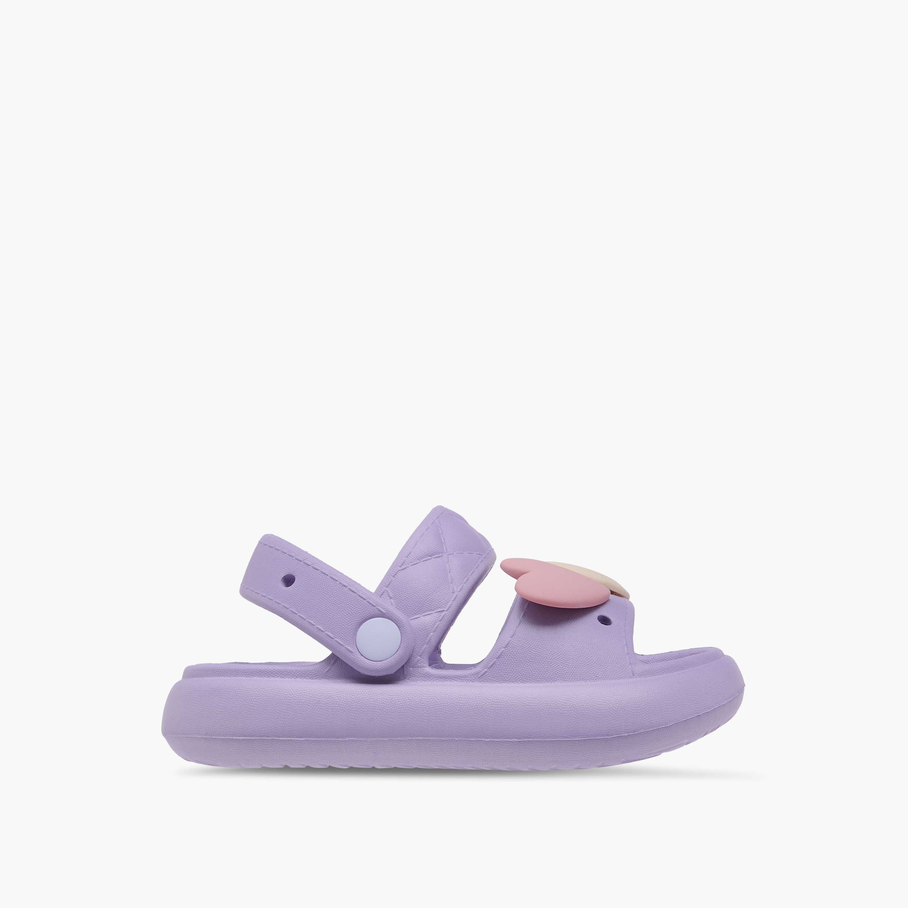 Aqua Heart Jibbitz Slides with Backstrap-girls-shoes-sandals-image-3