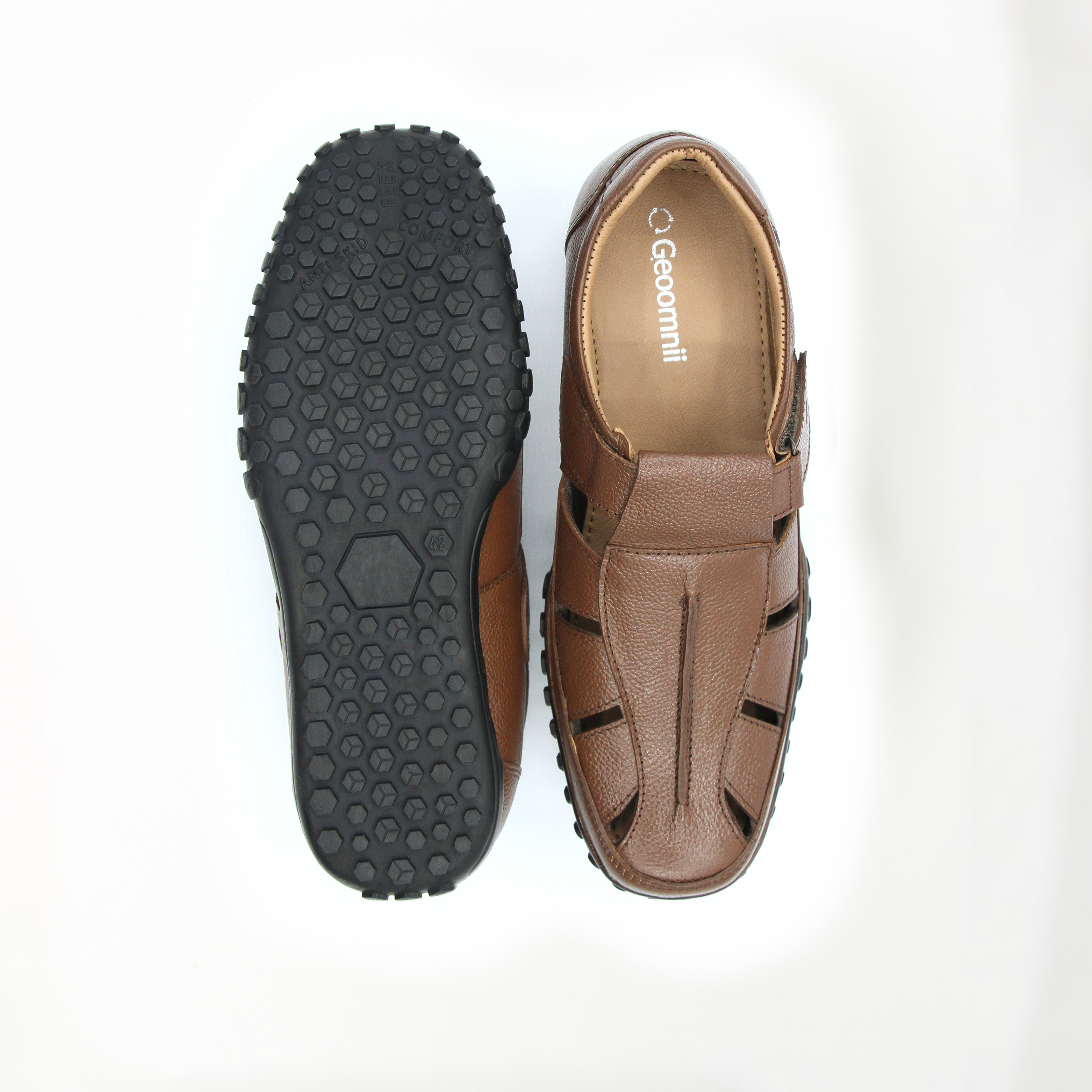 Geoomnii Men Hook & Loop Jamie3 Floaters | 2526-men-shoes-sandals-image-3