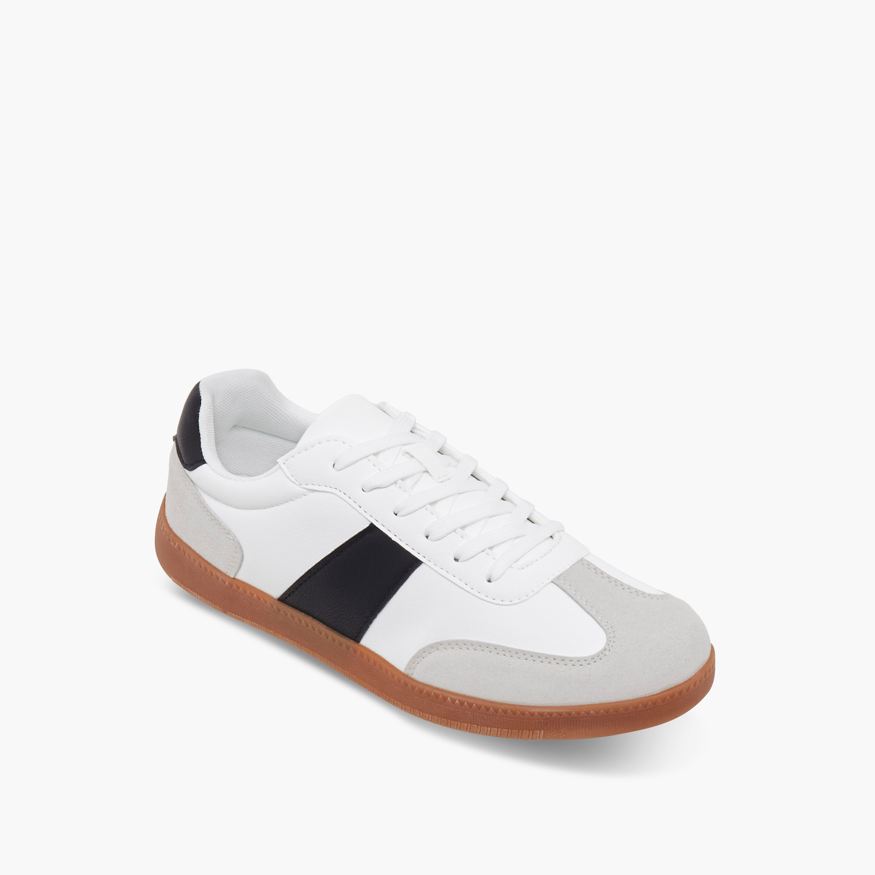 حذاء سنيكرز بطول الكاحل ورباط إغلاق للرجال من إل بي إل من شو إكسبريس-men-shoes-sneakers-image-7