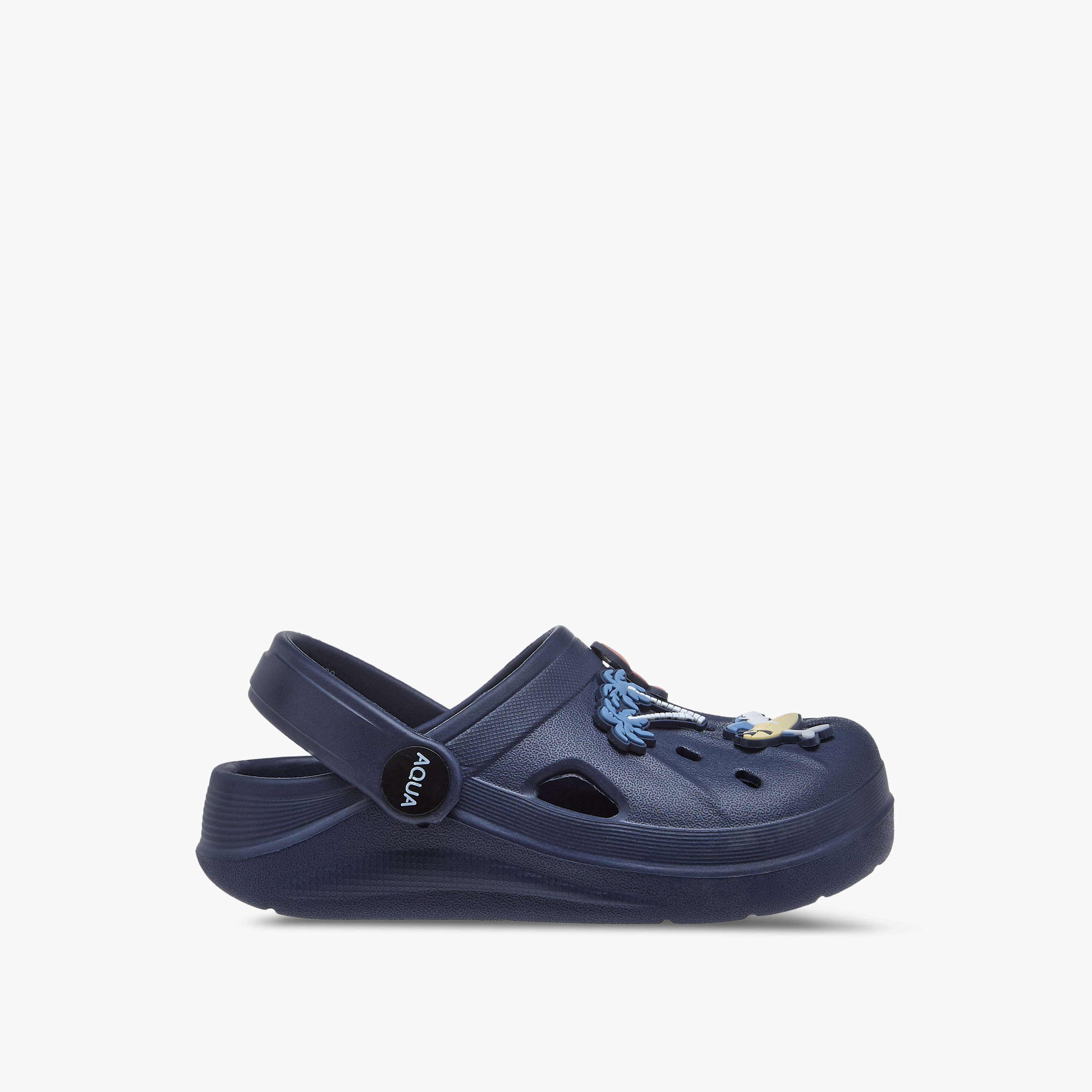 Aqua Accent Detail Clogs with Backstrap-boys-shoes-sandals-image-3