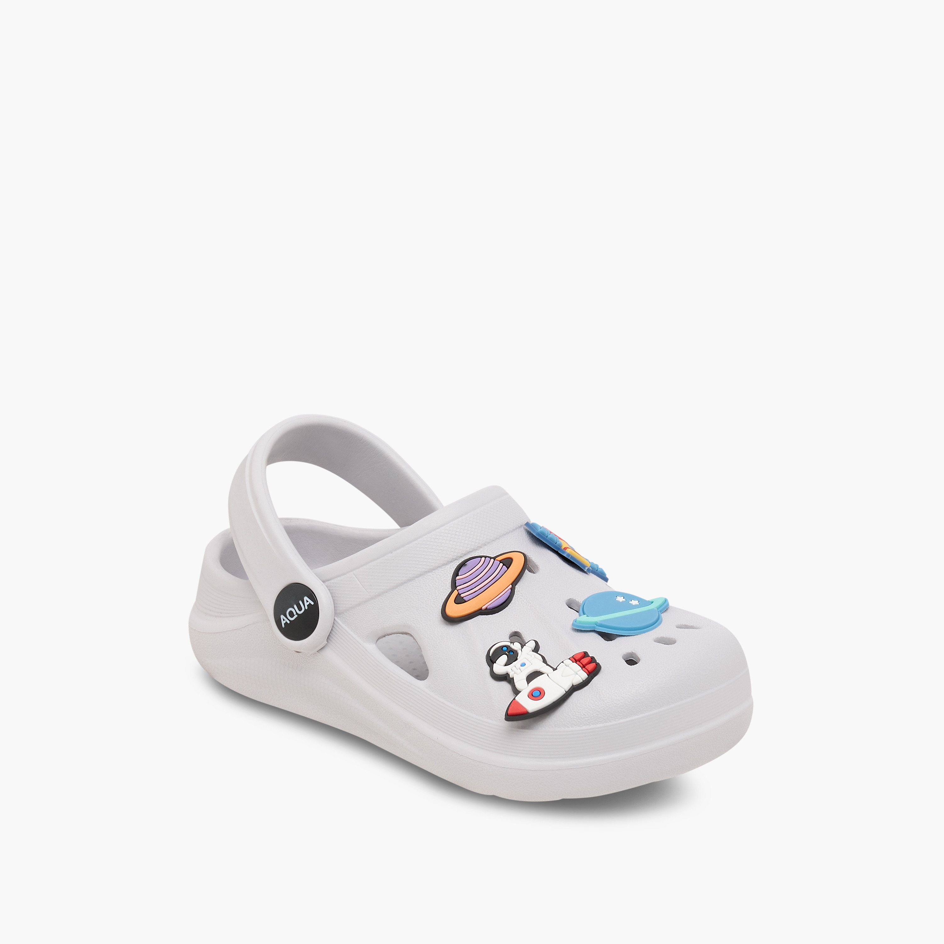 Aqua Jibbitz Accent Clogs with Backstrap-girls-shoes-sandals-image-2