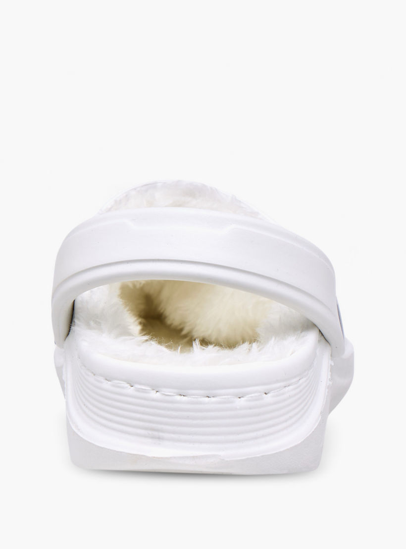 Aqua Boys Fur and Monster Jibbitz Detail Clogs-boys-shoes-sandals-image-5