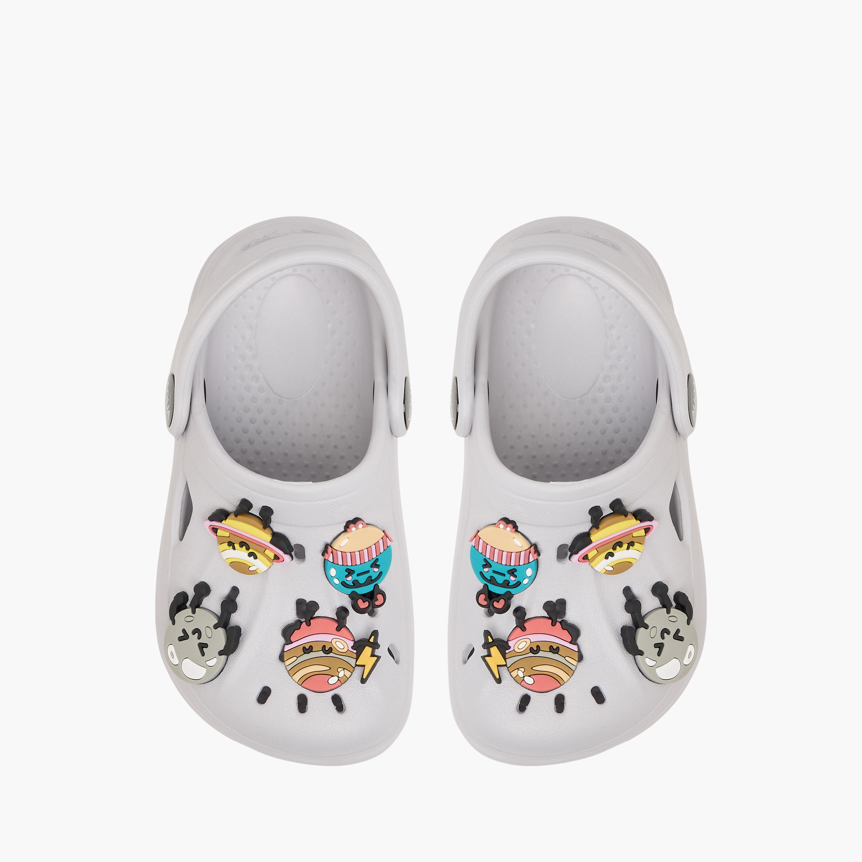 صندل كلوج بتزيينات جيبيتز وحزام خلفي من أكوا-girls-shoes-sandals-image-1