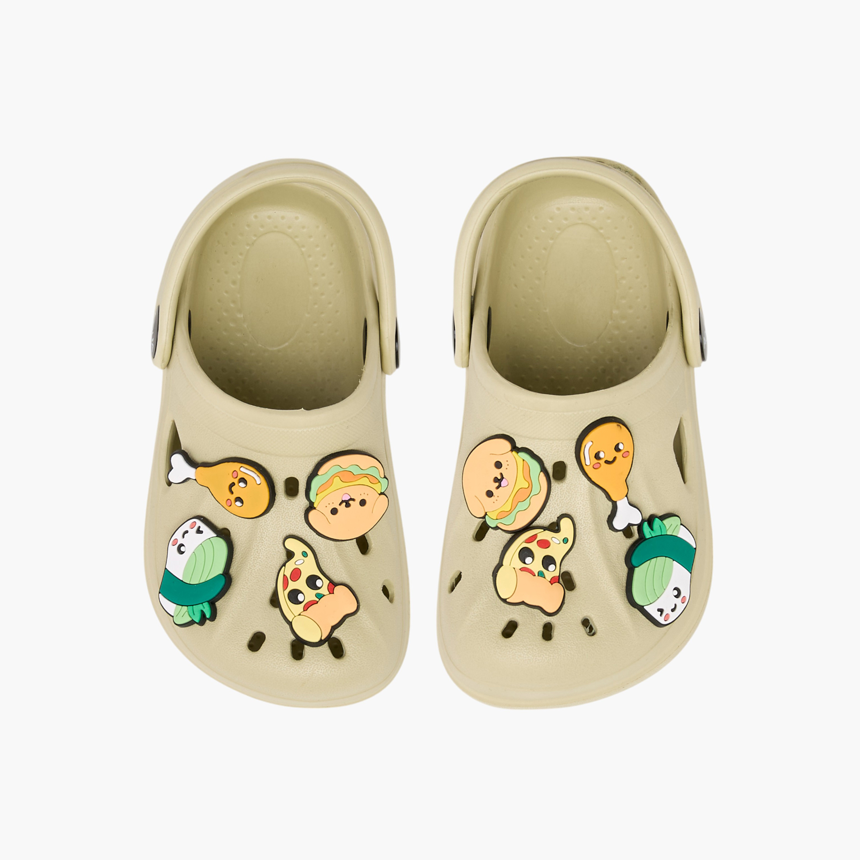 Aqua Food Jibbitz Clogs with Backstrap-boys-shoes-sandals-image-1