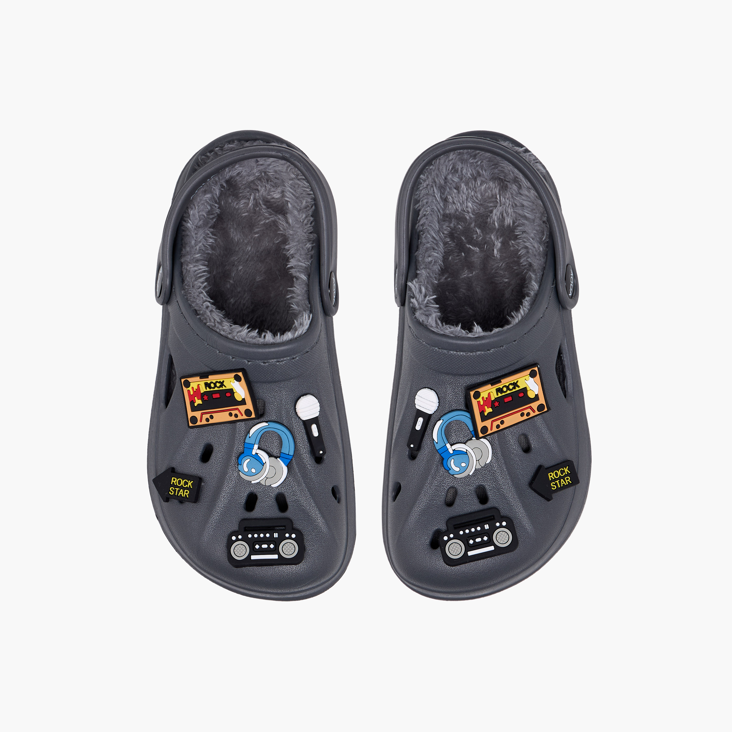 Aqua Jibbitz Accent Clogs with Backstrap-boys-shoes-sandals-image-1