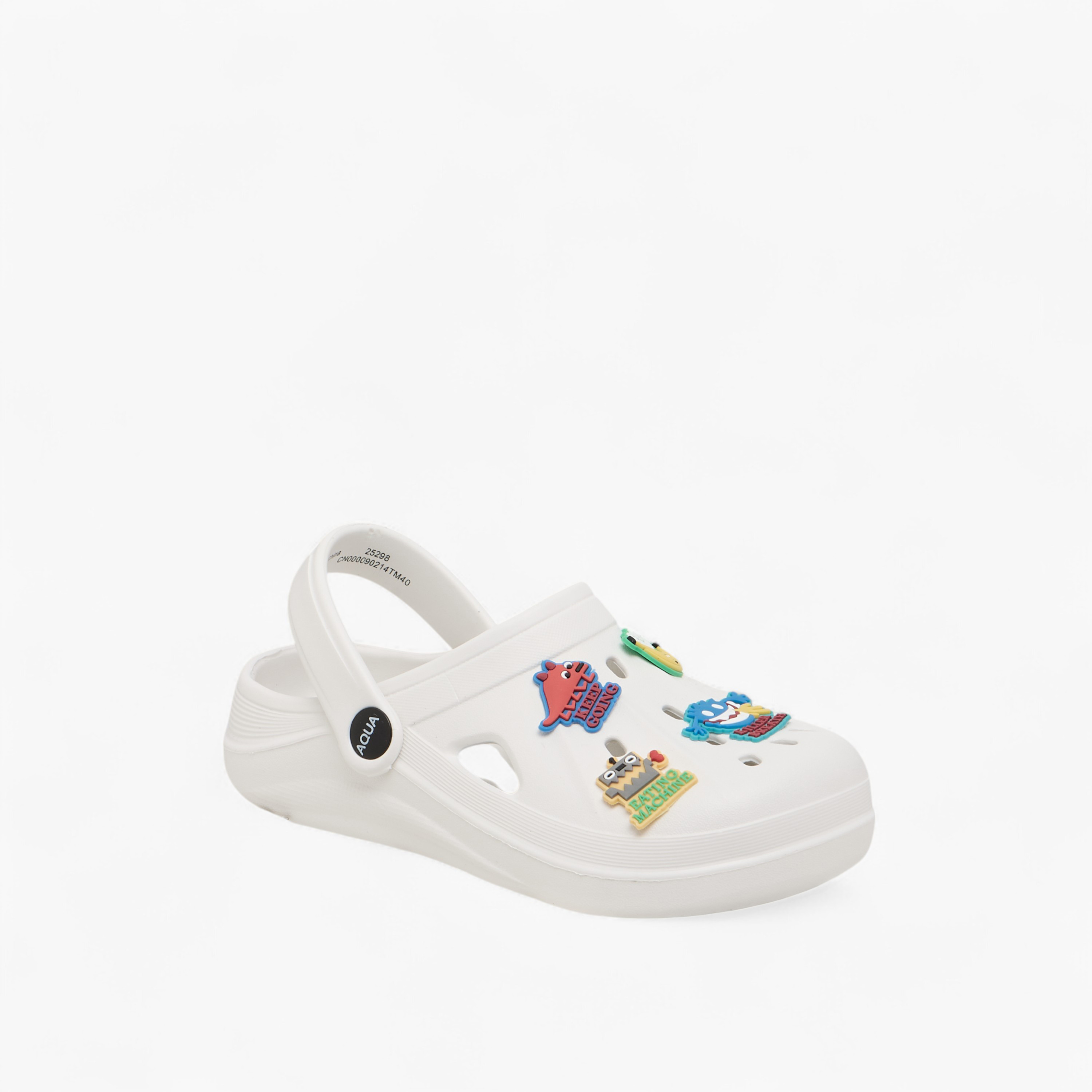 صندل كلوج بتفاصيل جيبيتز وحزام خلفي من أكوا-girls-shoes-sandals-image-2